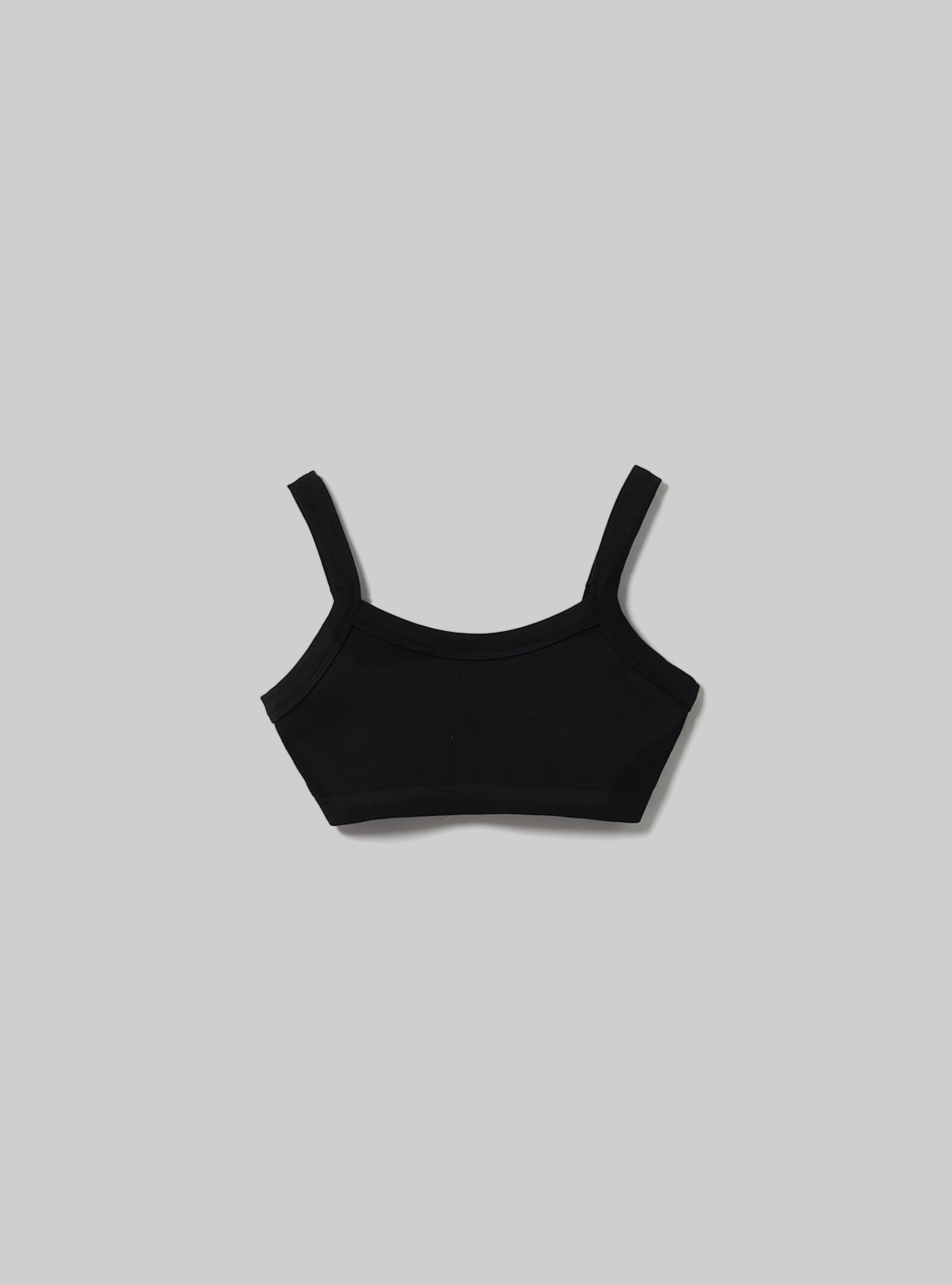 Top brassi&egrave;re cotel&eacute;, BK1 BLACK