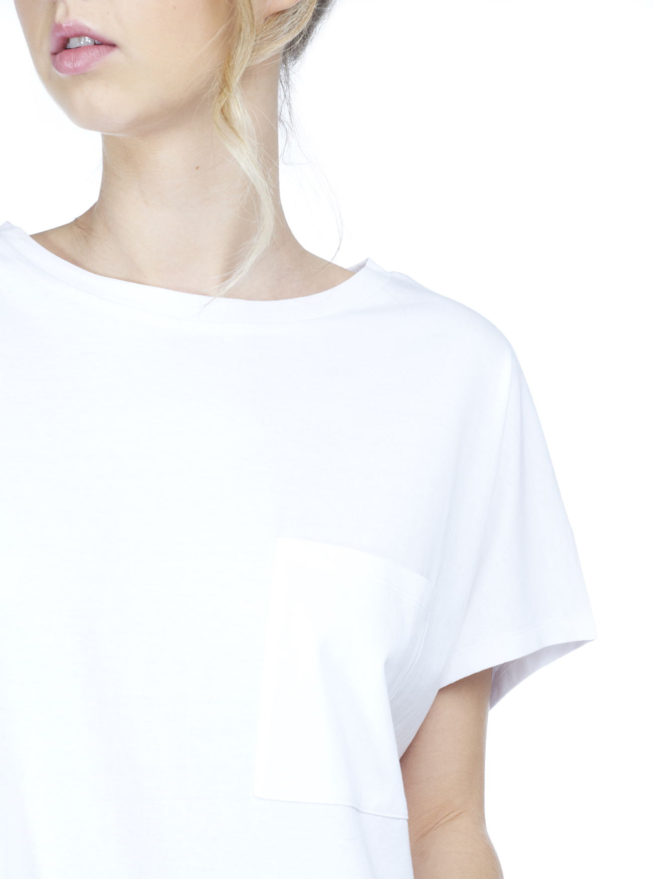 Maxi t-shirt vestito super comfort fit, C099 WHITE