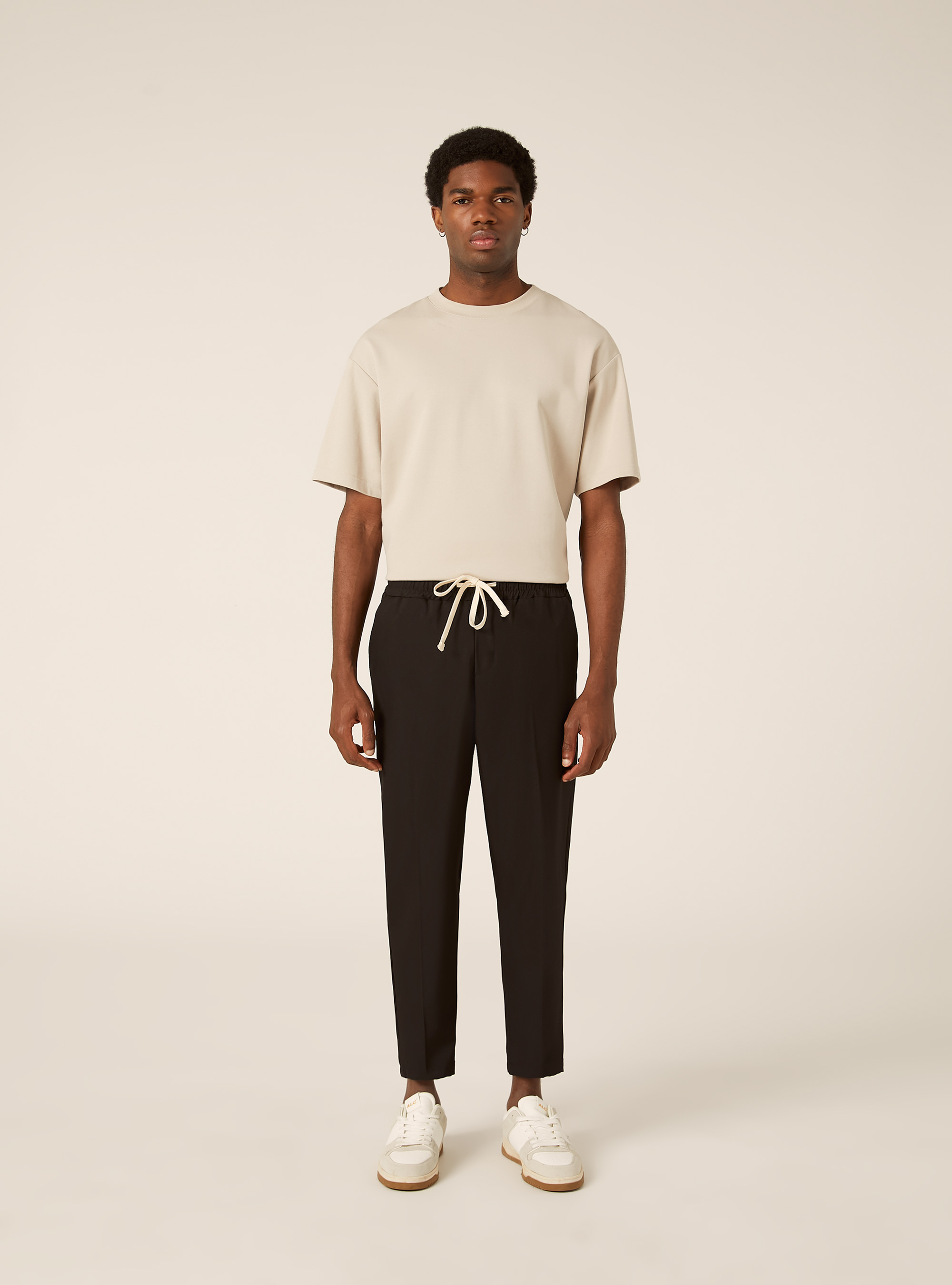 Tailored Jogger Trousers, BK1 BLACK