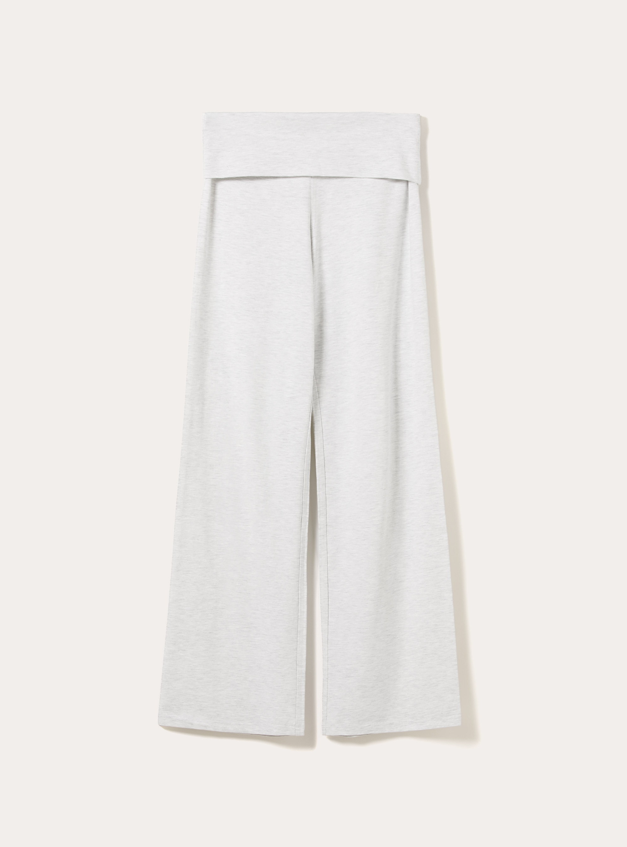 Leggings with cuffed waist, MGY3 GREY MEL LIGHT