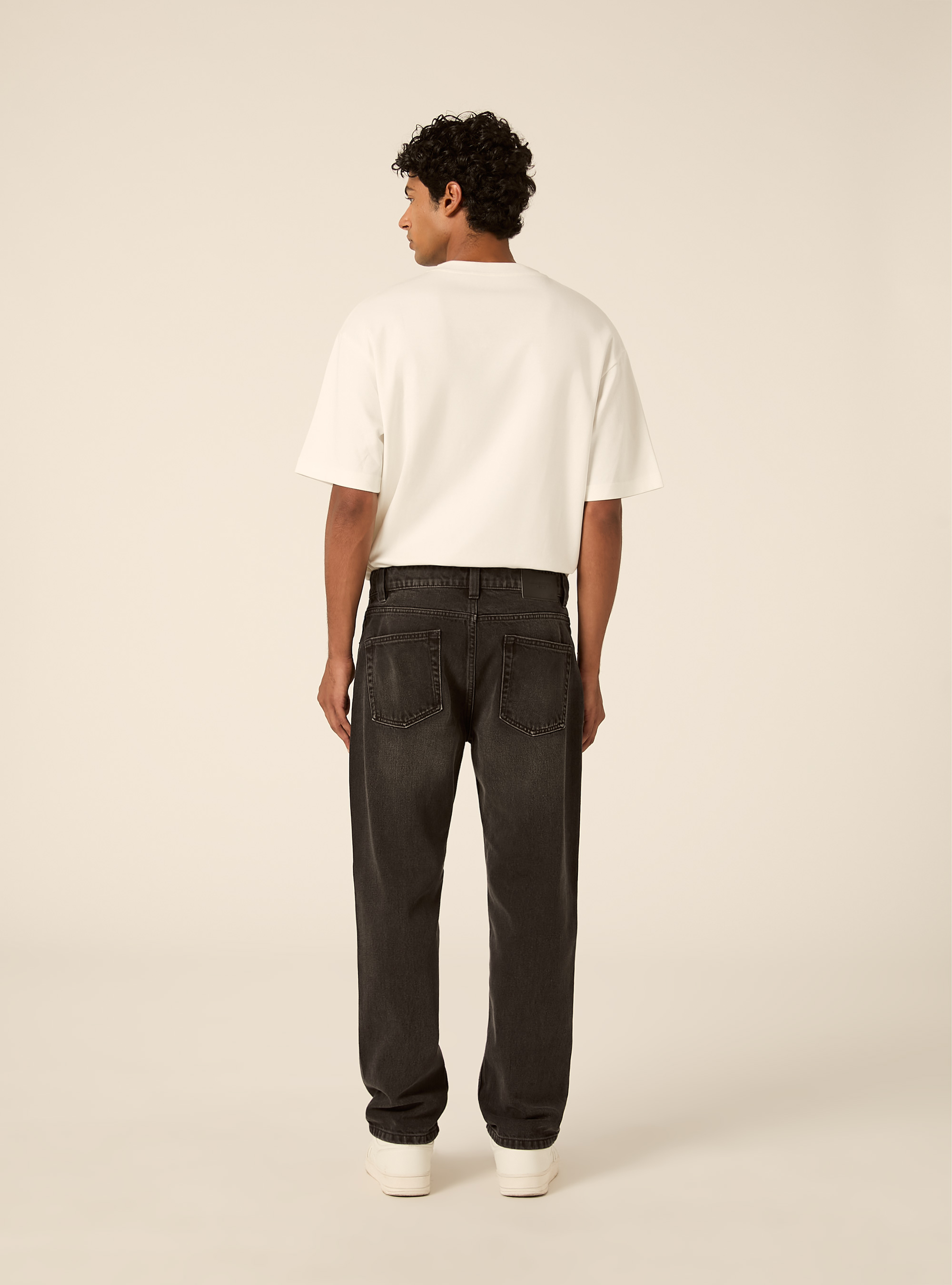 Jeans regular straight, D000 BLACK