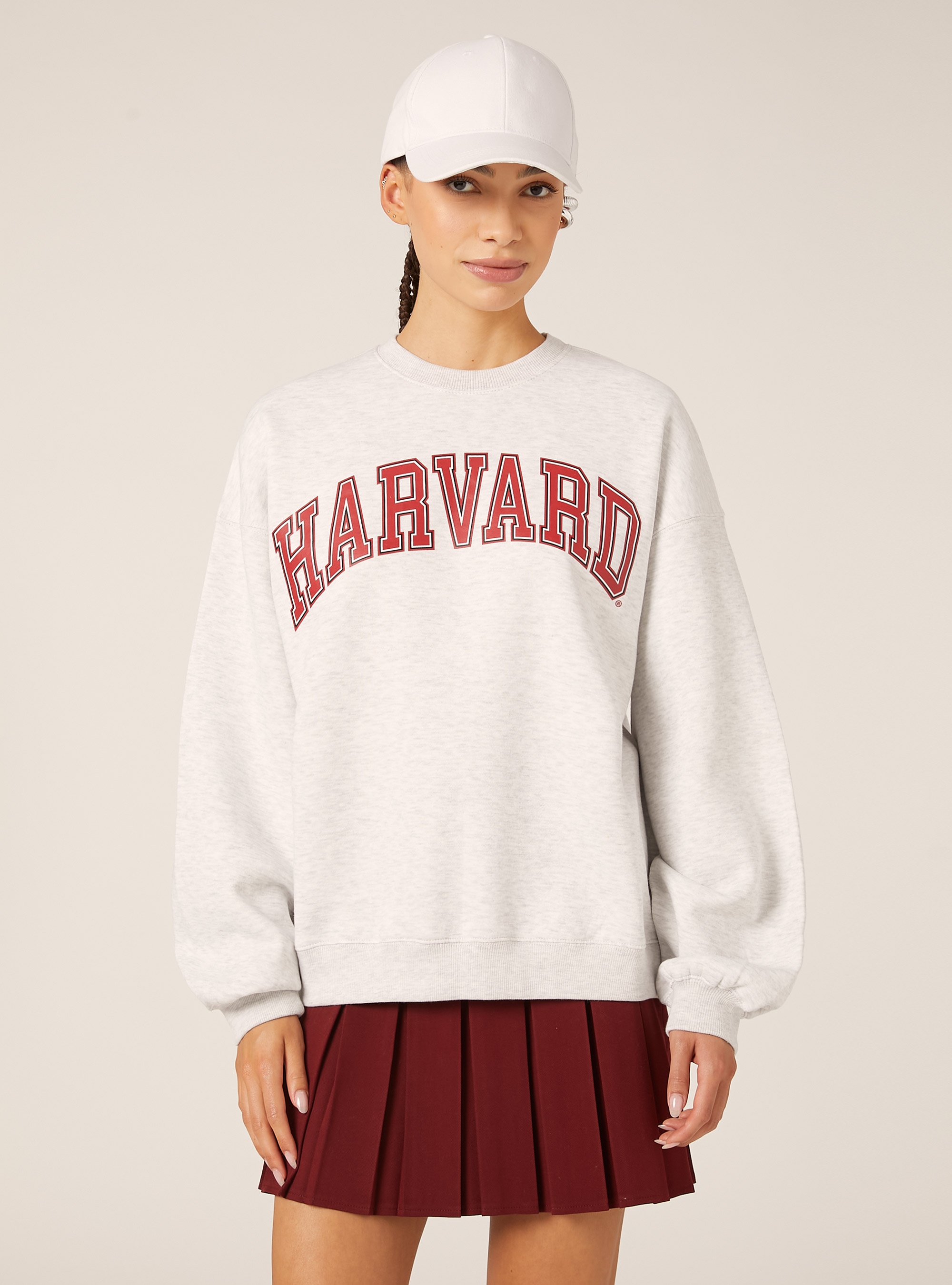 Harvard / Alcott Sweatshirt, MGY3 GREY MEL LIGHT