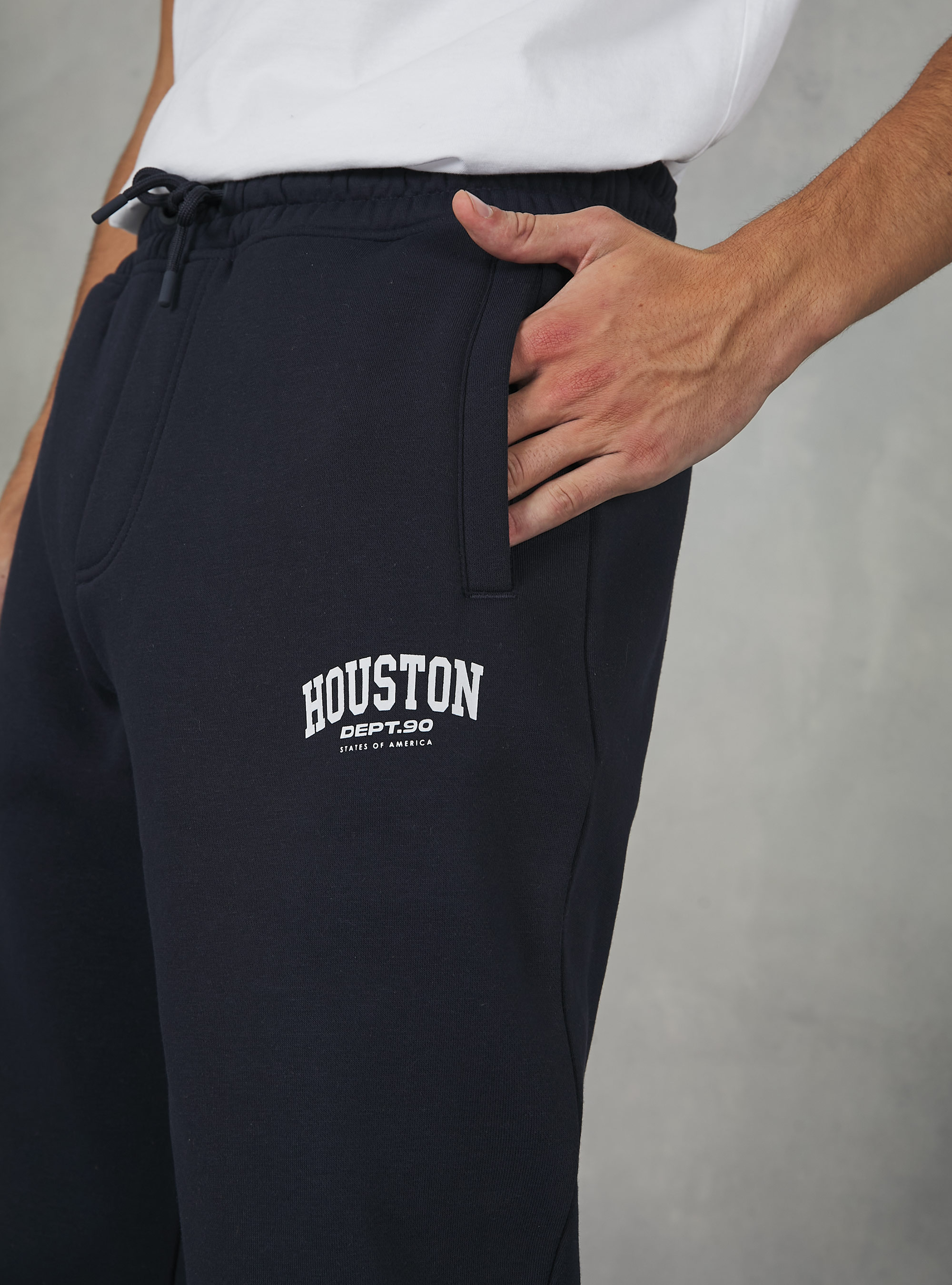 Jogging avec imprimé collège, NA1 NAVY DARK