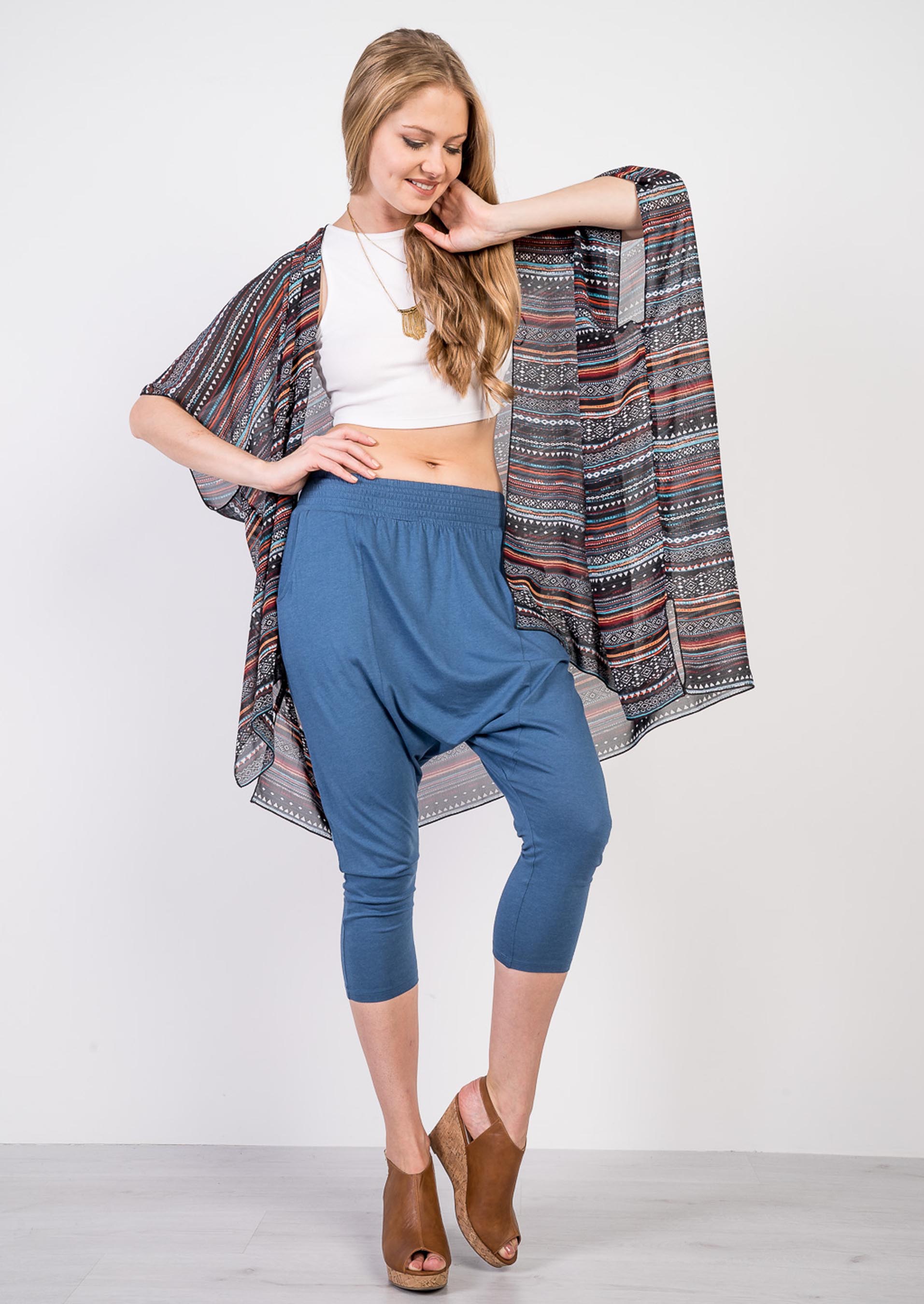 Low-rise trousers, C0239 BLUE