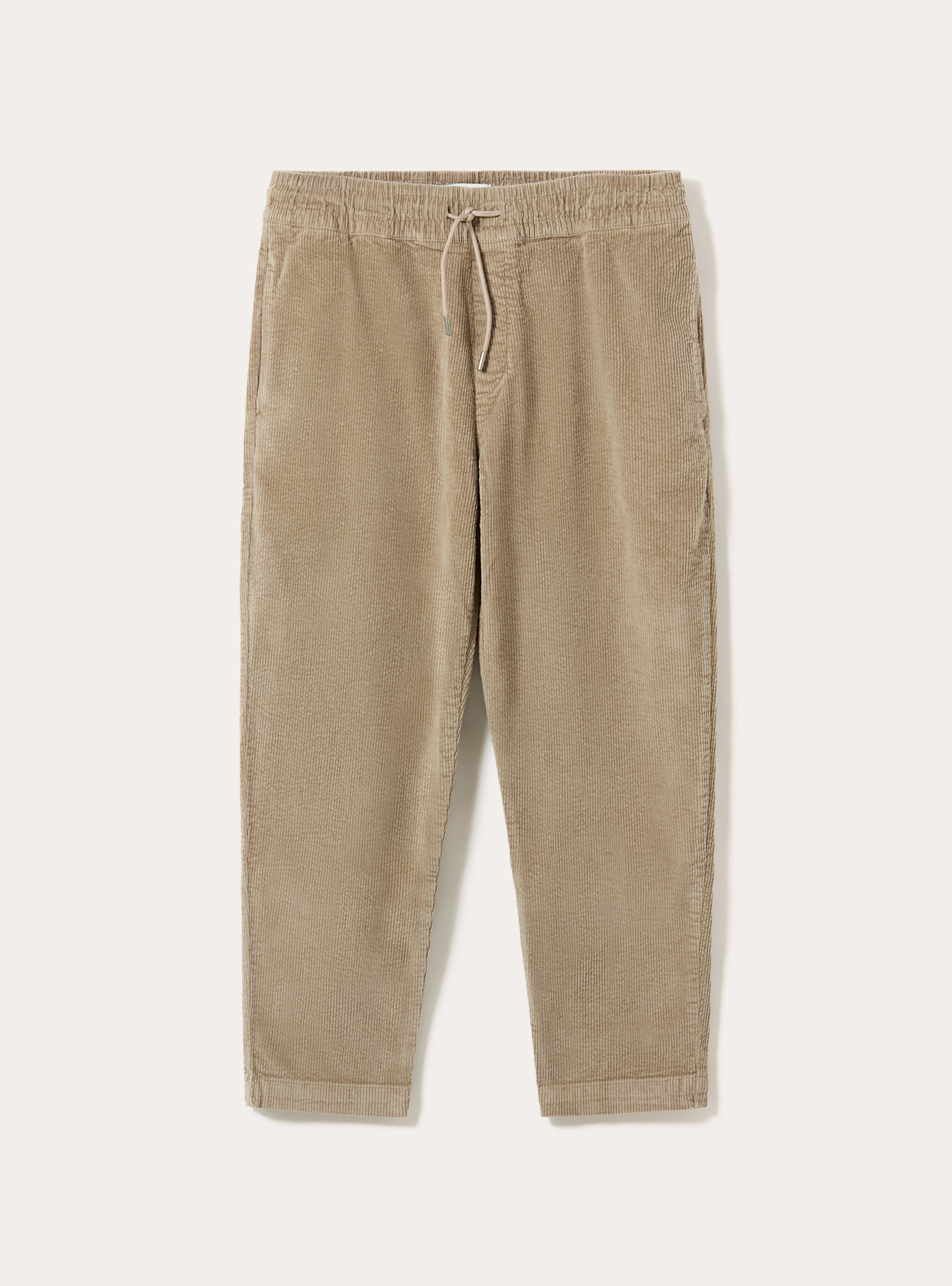 Pantaloni jogger in velluto a coste, BG3 BEIGE LIGHT