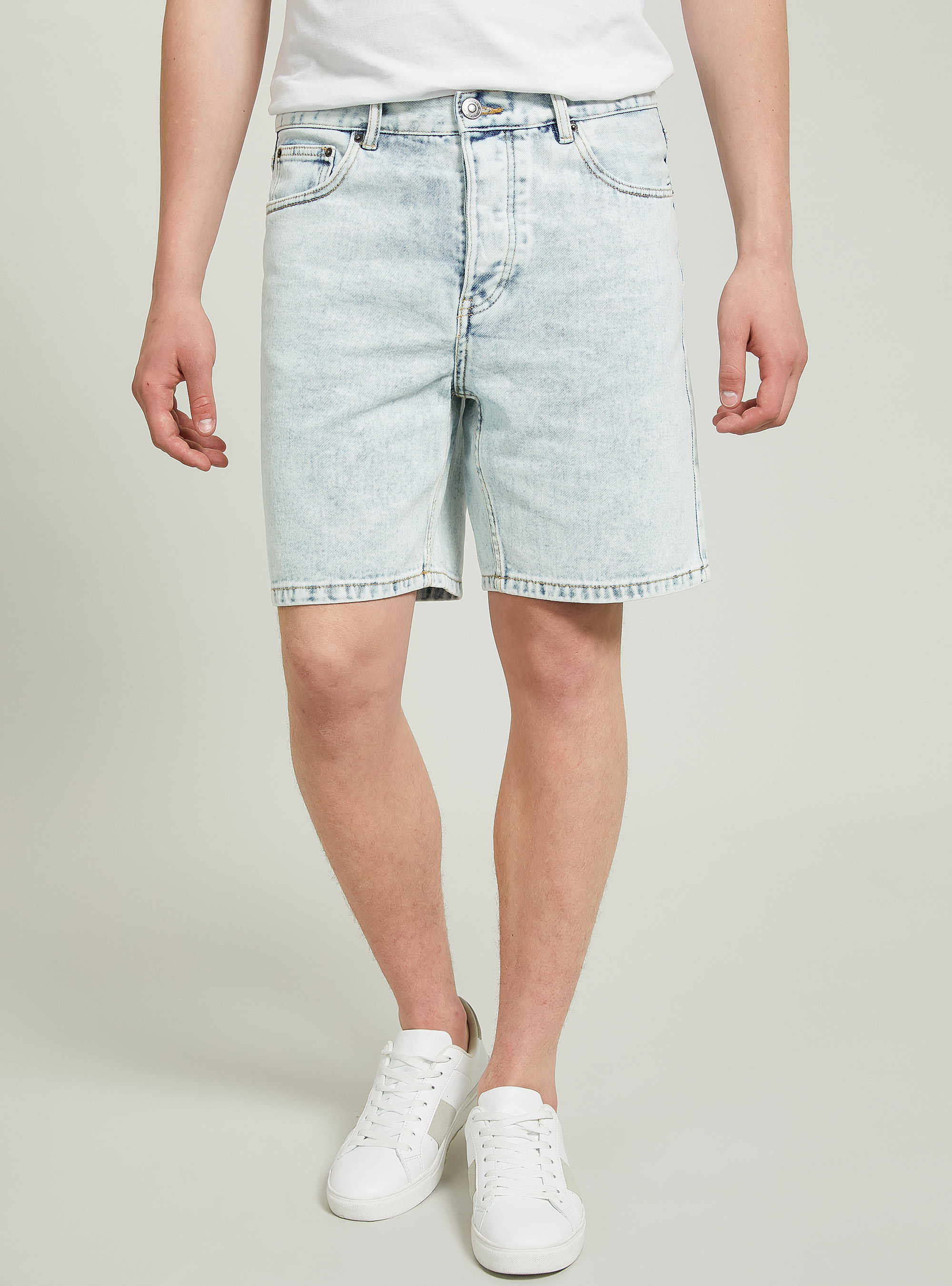 Bermuda relaxed fit, D006 AZURE