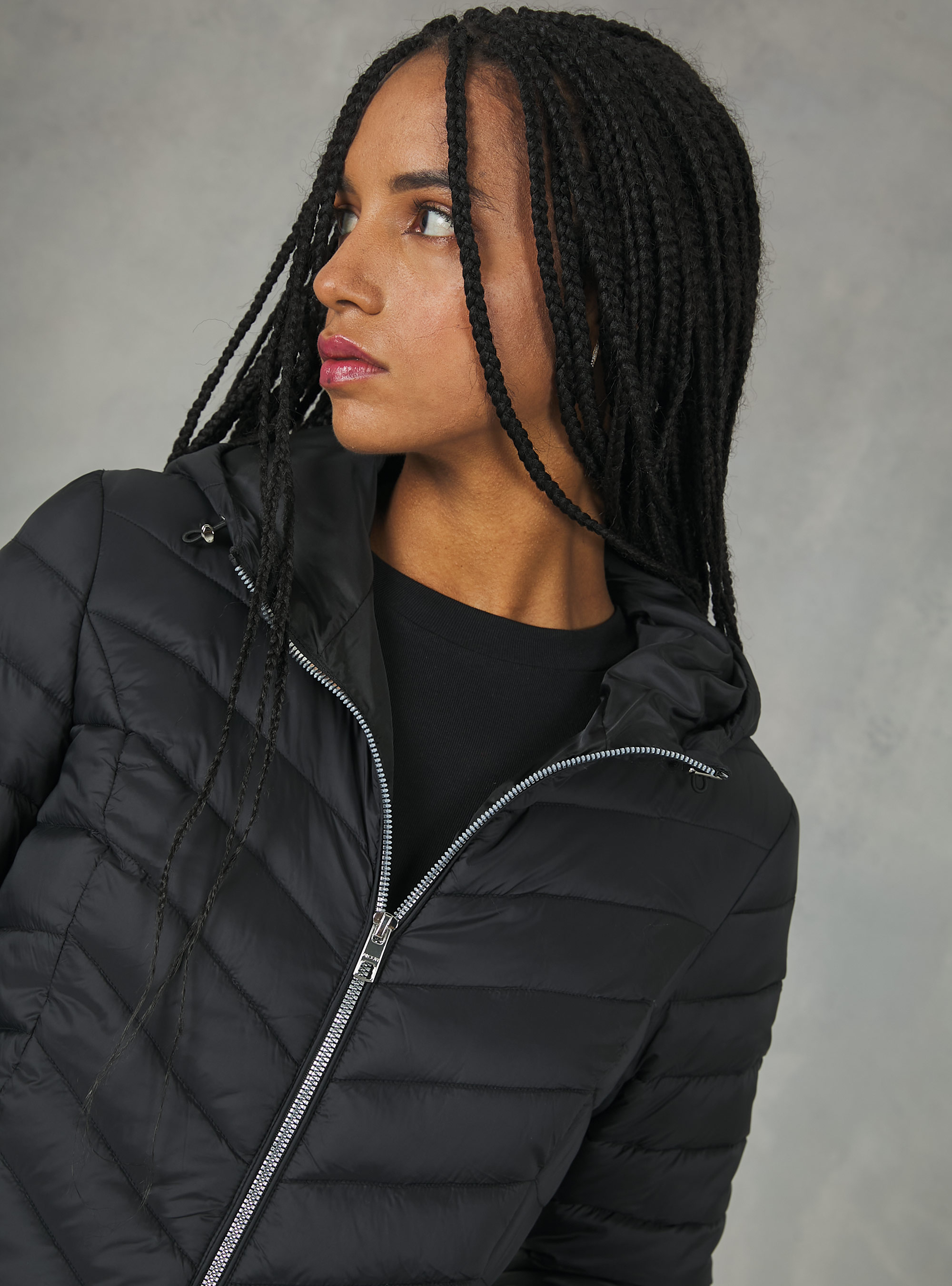 Jacket with recycled padding, BK1 BLACK