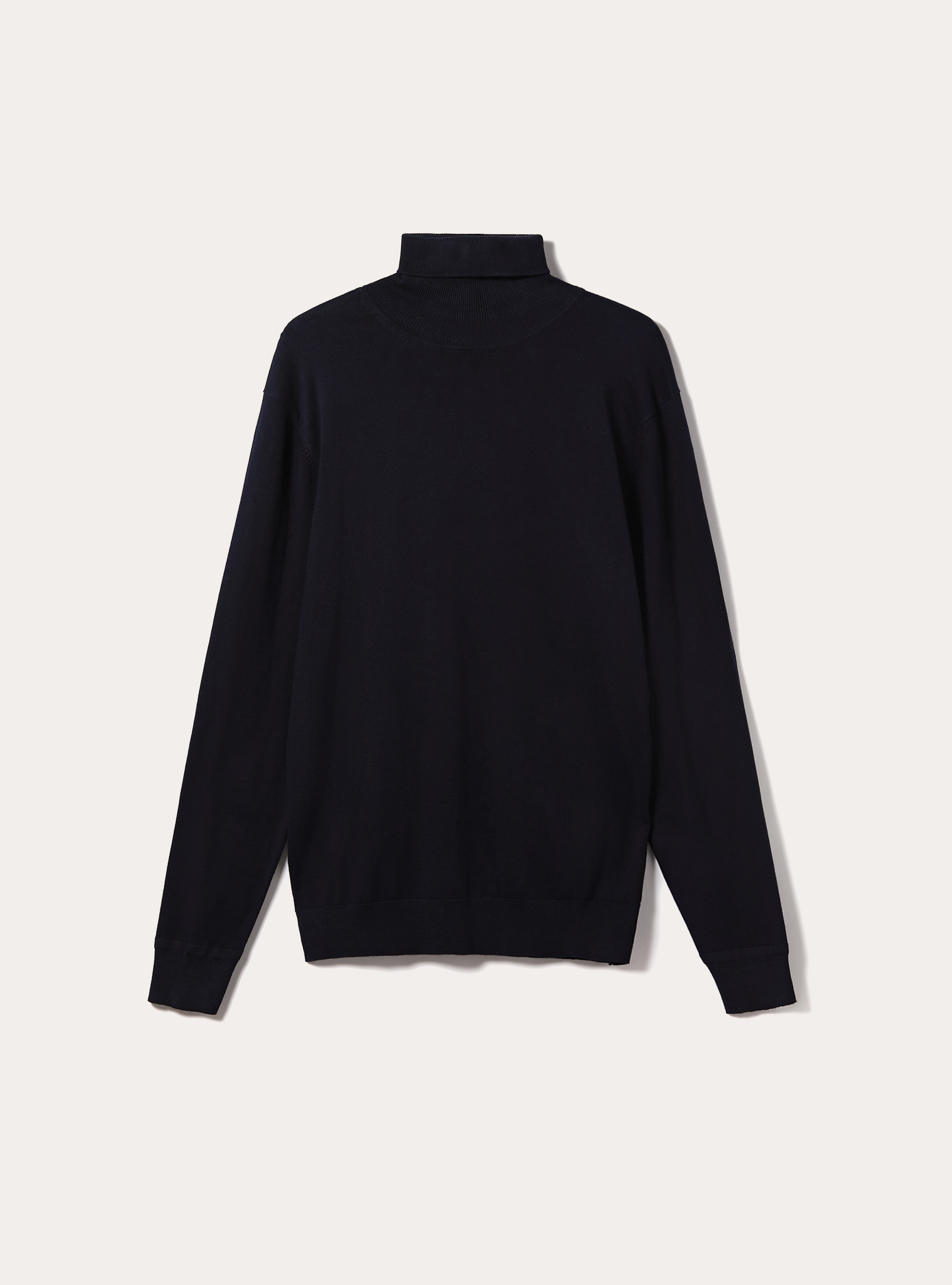 Pullover collo alto in viscosa, NA1 NAVY DARK