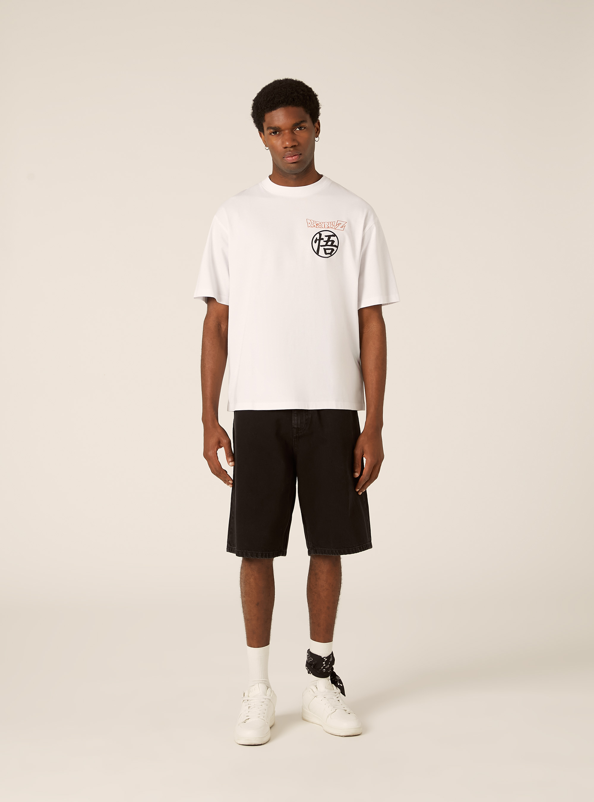 T-shirt dragonball z boxy fit, WH3 WHITE