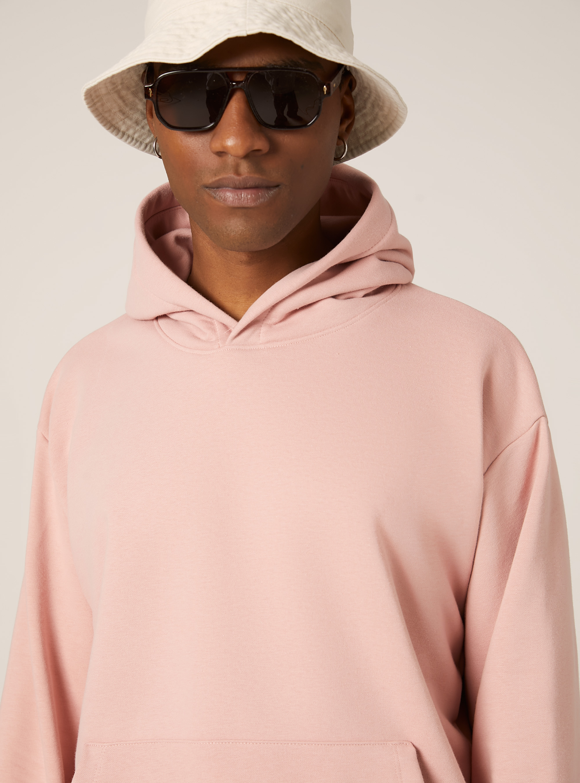 Boxy fit hoodie, PK3 PINK LIGHT