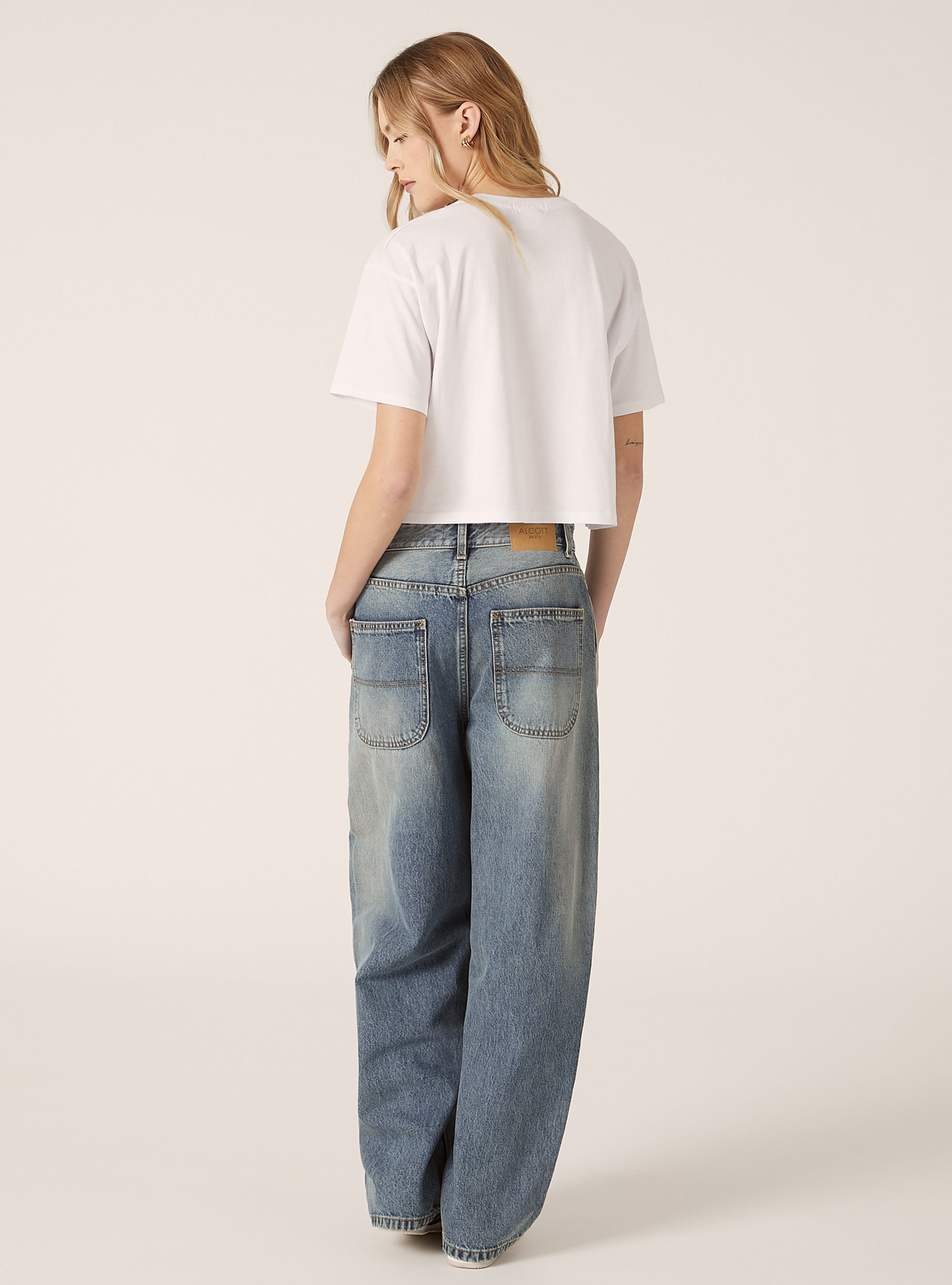 Sailor Moon / Camiseta corta Alcott, WH3 WHITE