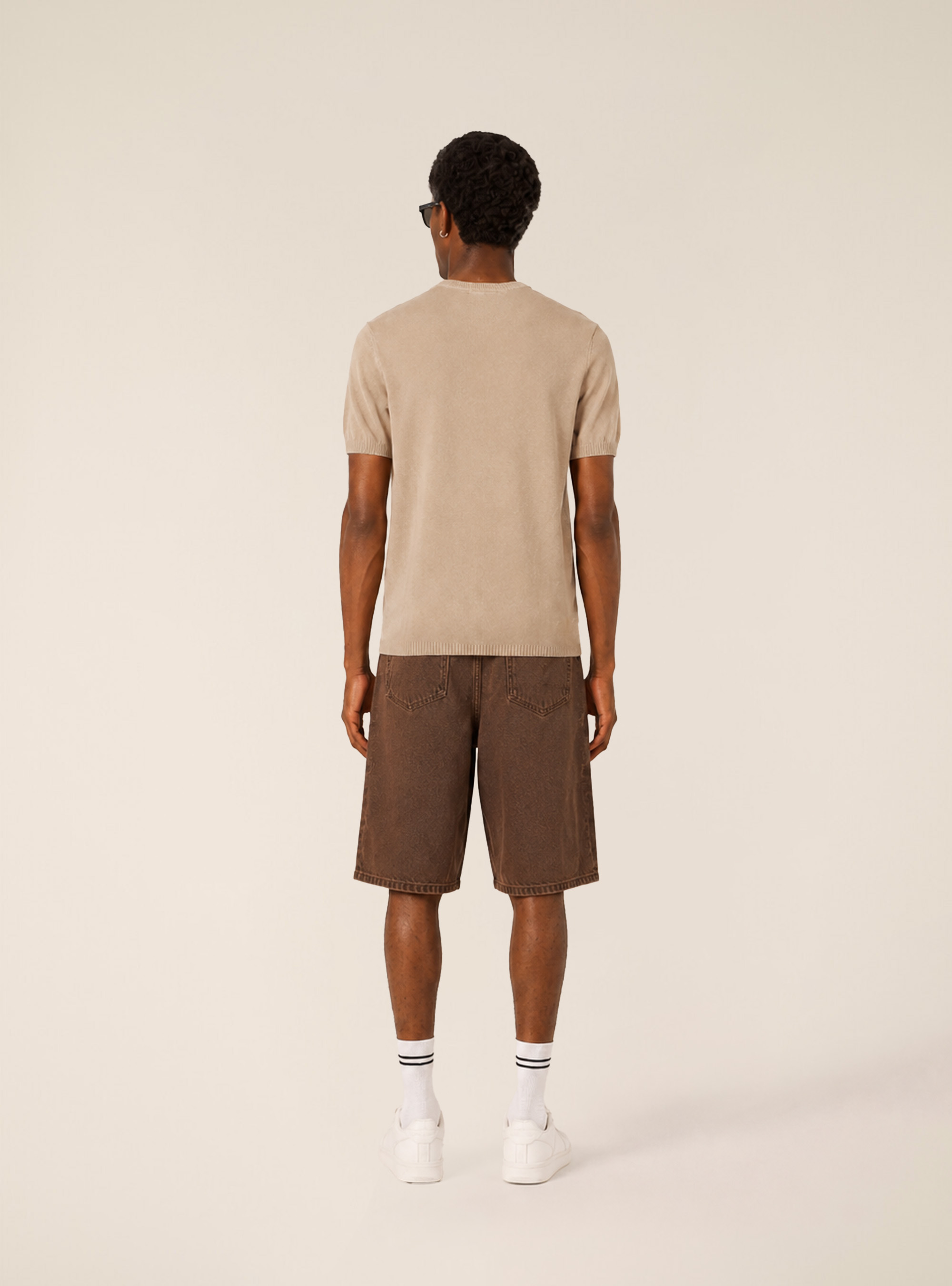 Maglia  a girocollo, BG3 BEIGE LIGHT