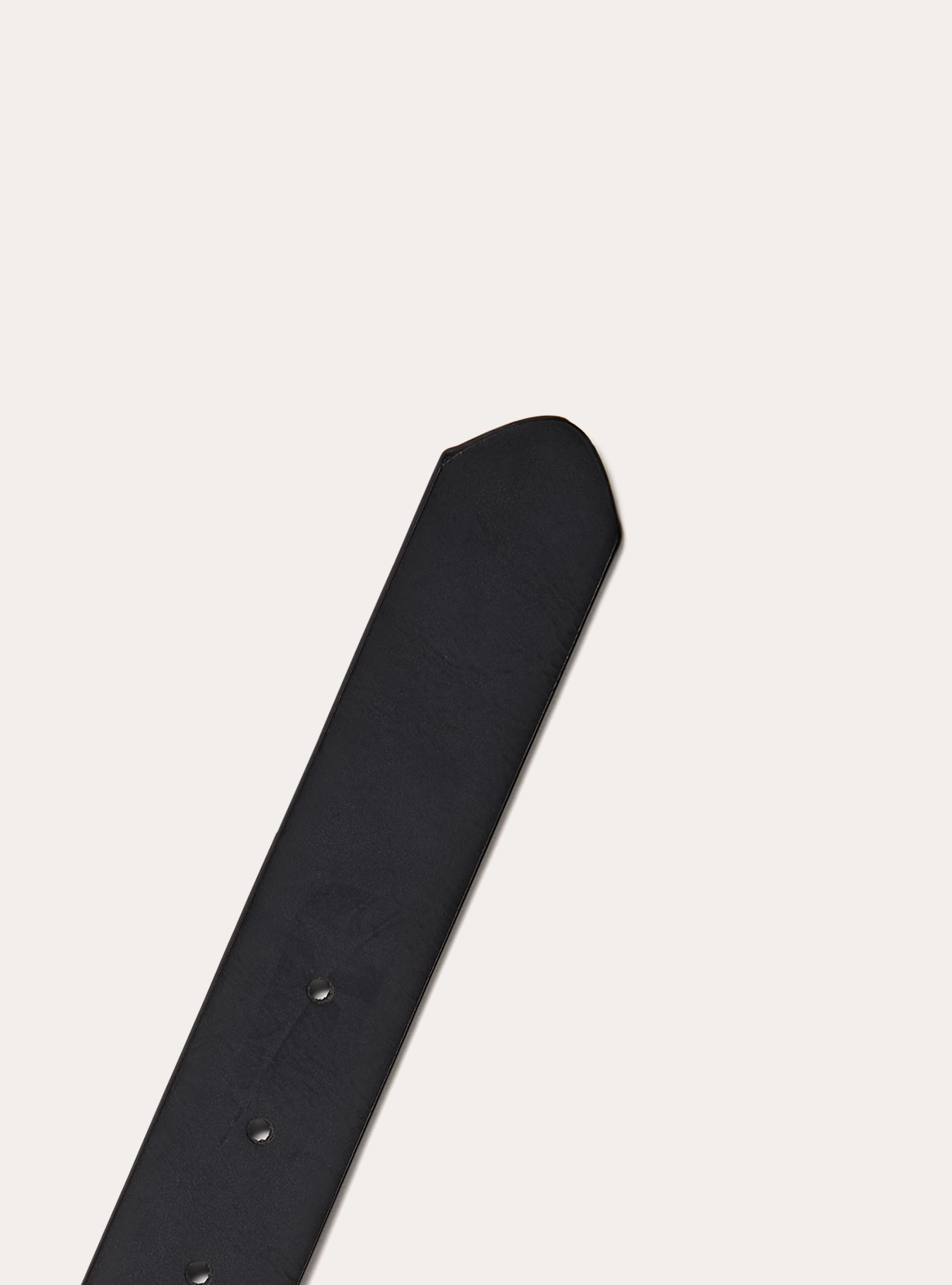 Cinturon de piel con hebilla cuadrada de efecto satinado, NA2 NAVY MEDIUM
