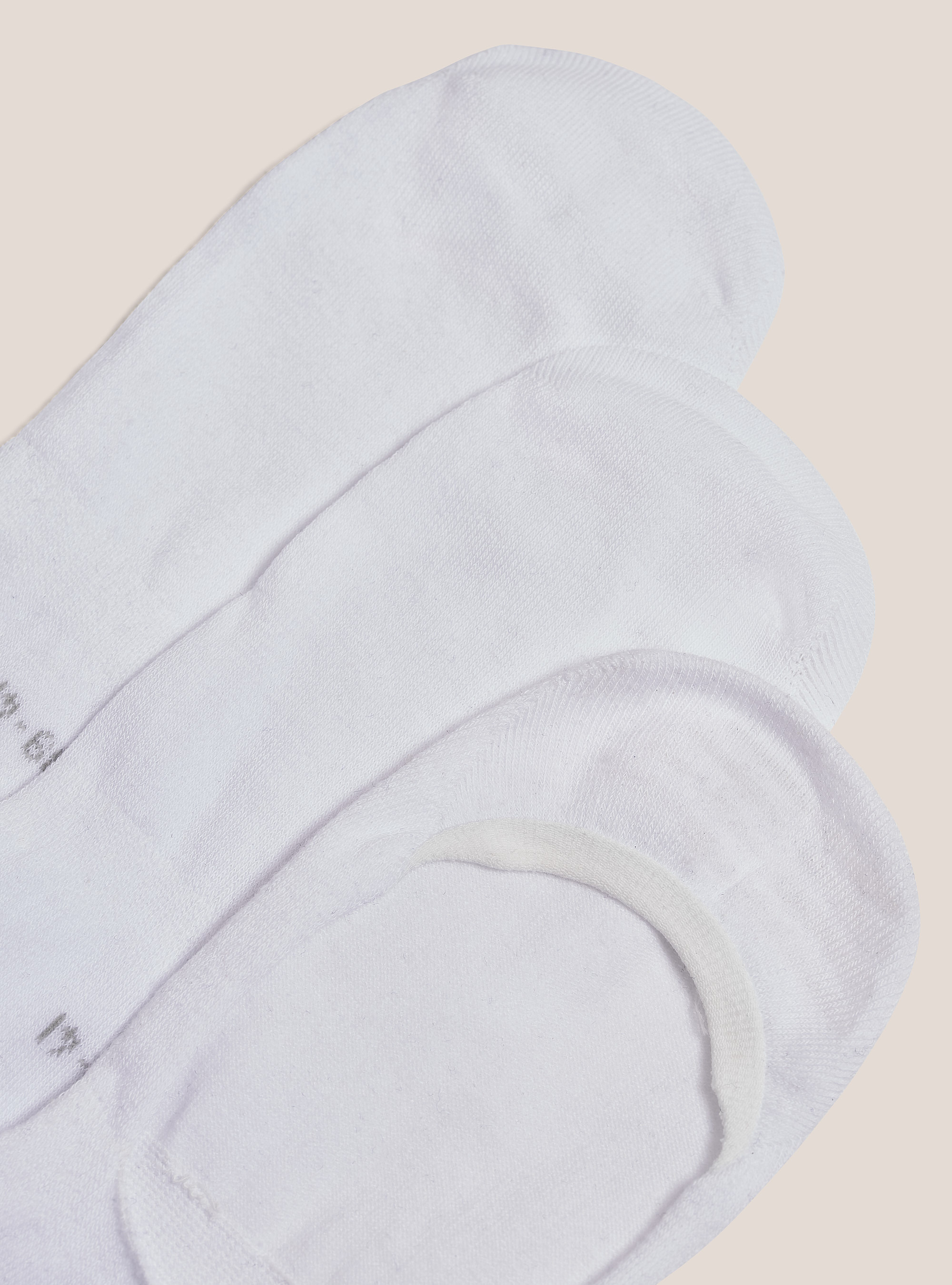 Set 3 pairs of footsies socks, WHITE