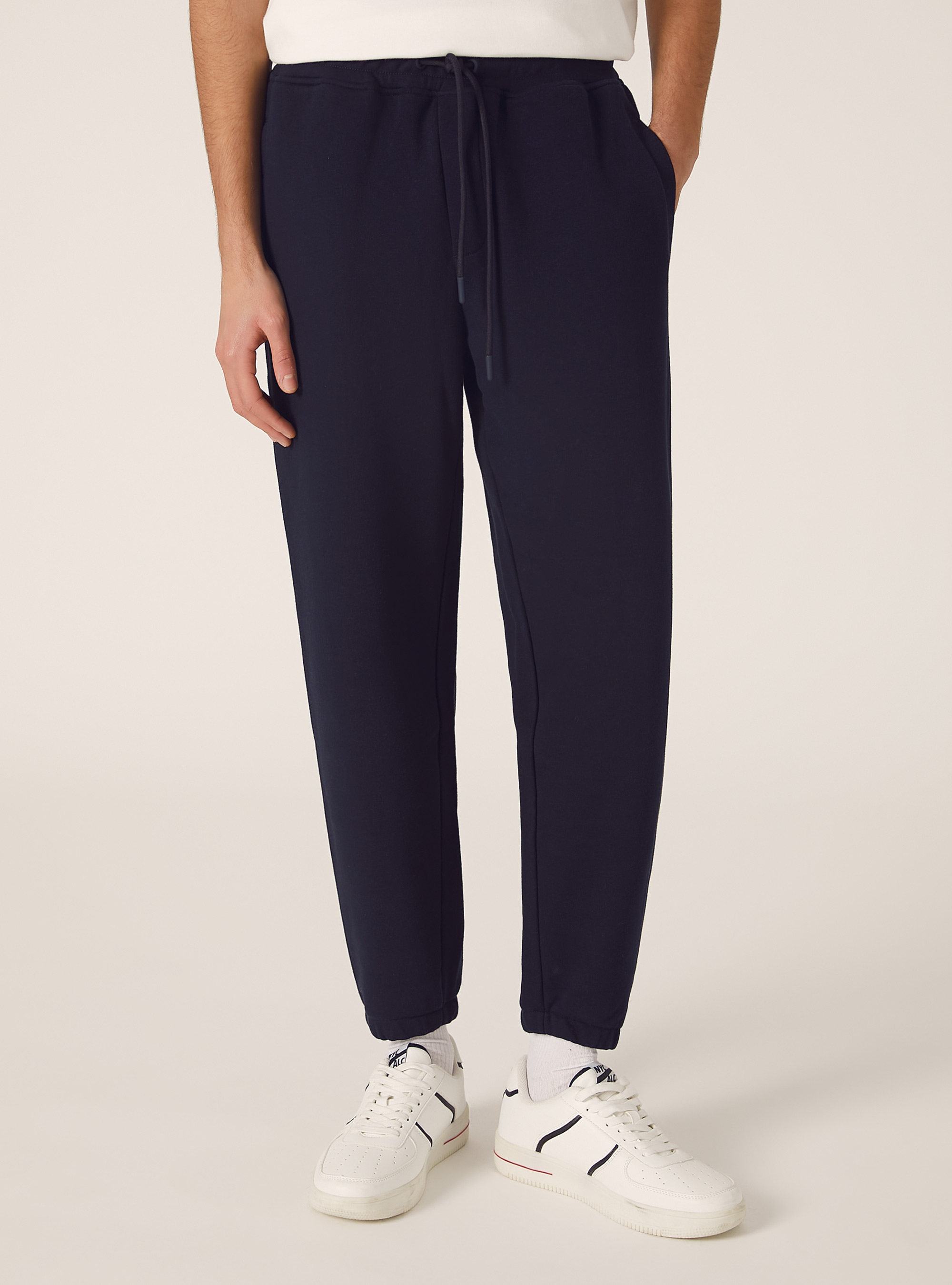 Plüsch-Joggerhose, NA1 NAVY DARK