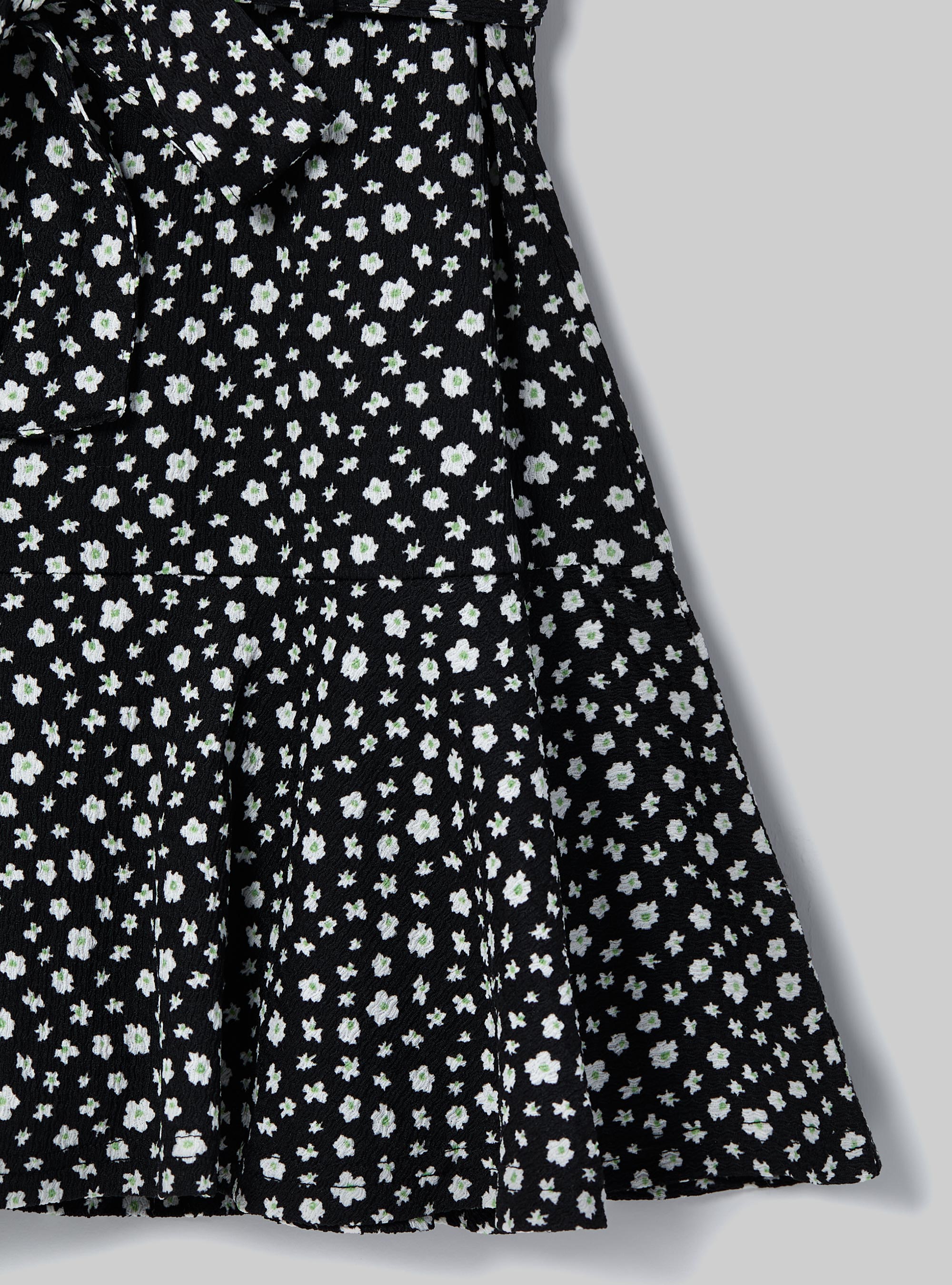 Printed skort with strap, MULTICOLOR