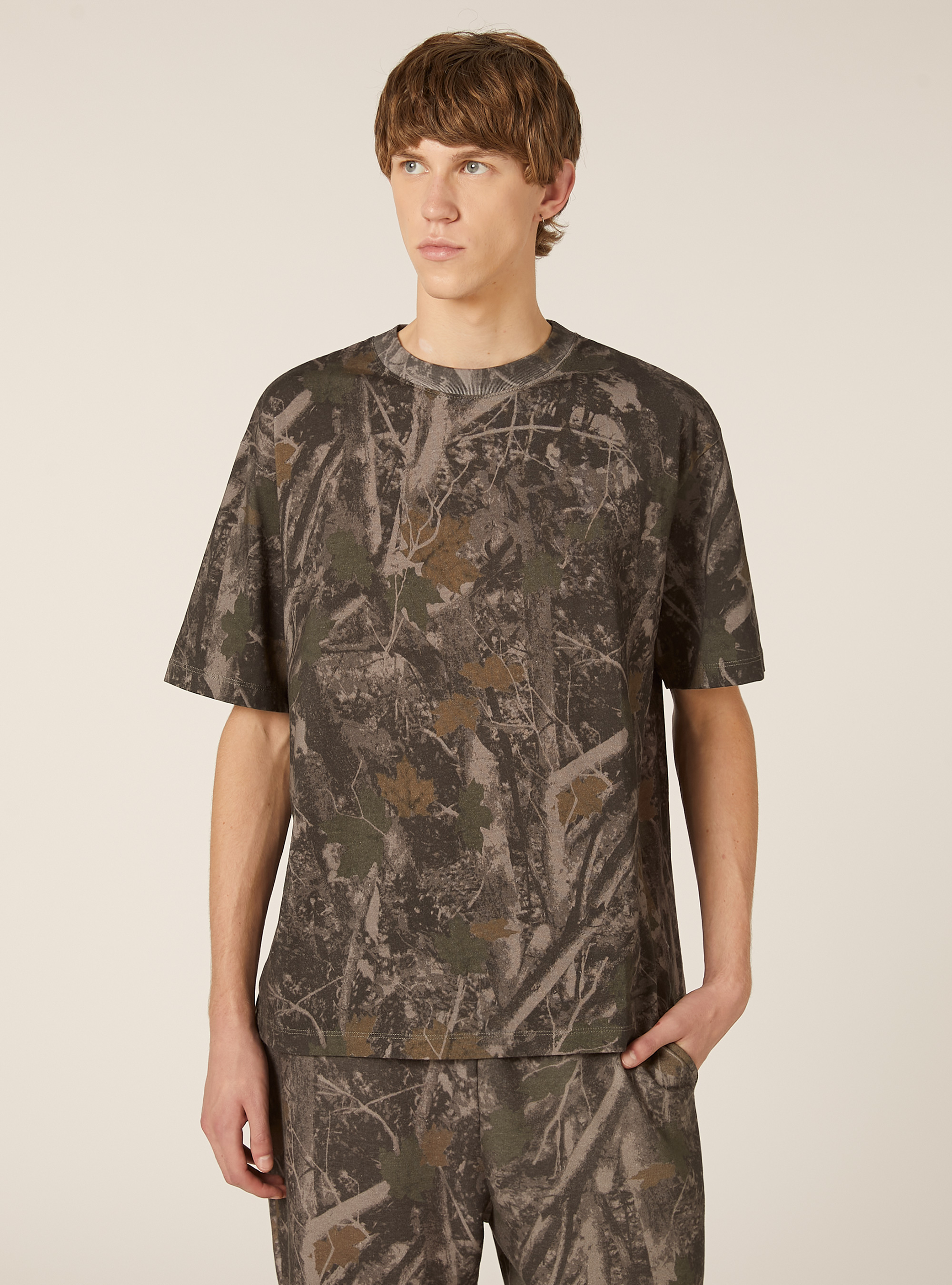T-shirt coupe carrée Urban Camouflage, KY2 KAKY MEDIUM