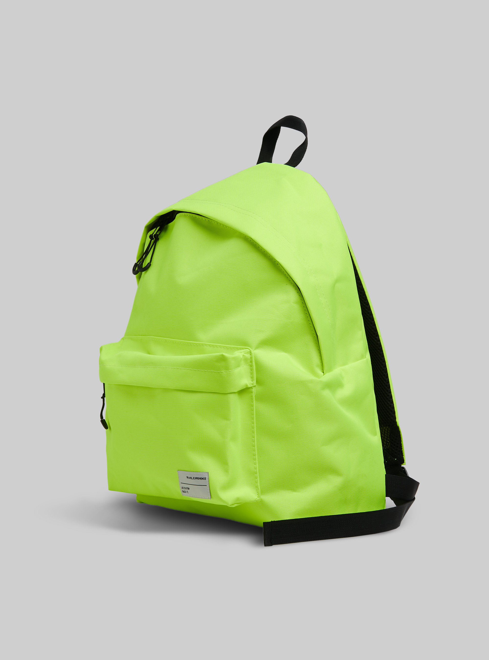 Plain-coloured backpack, FYE1 FLUO DARK YELLOW