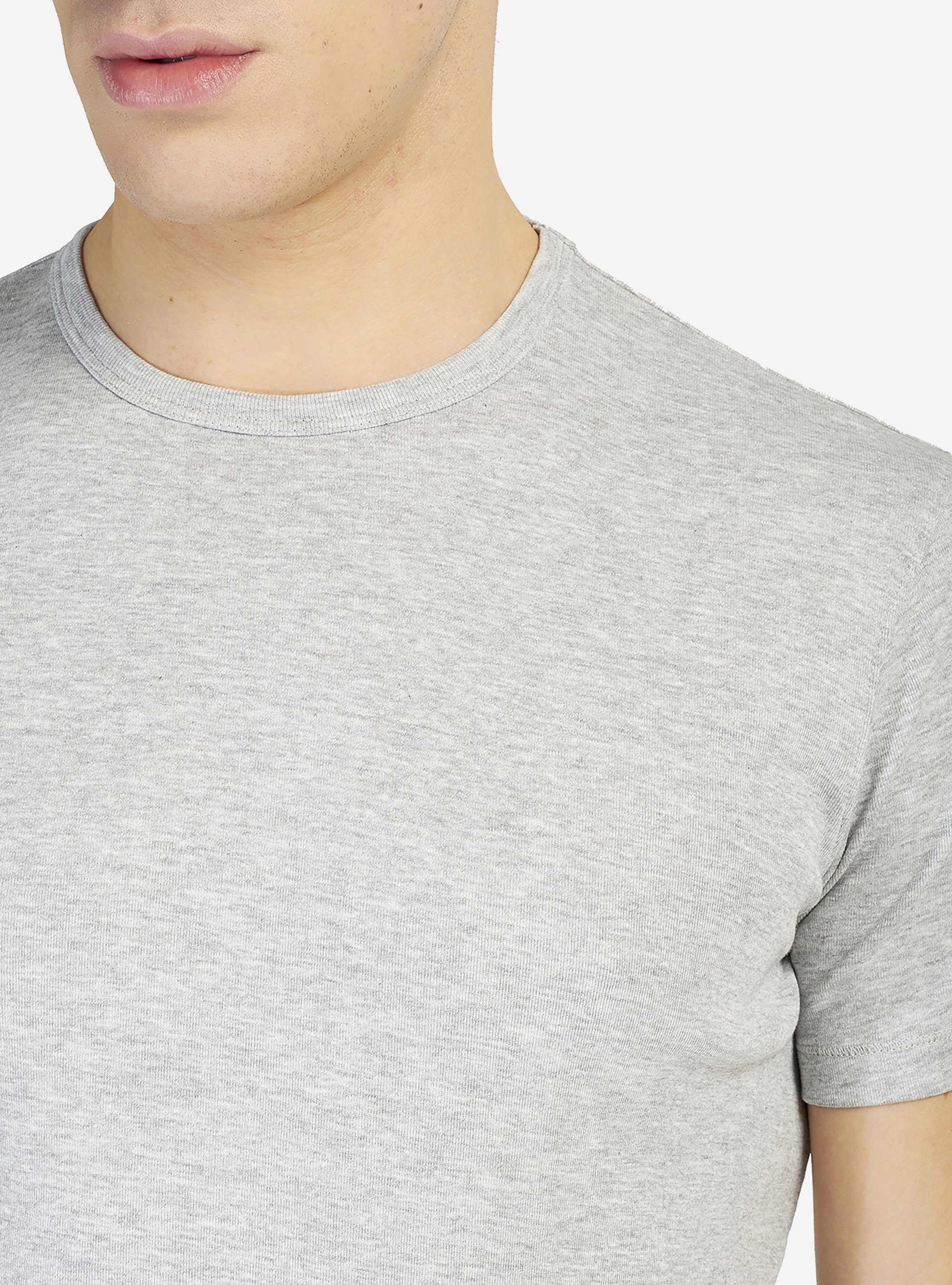 Camisa cómoda elástica, GRIS CLARO MELANGE