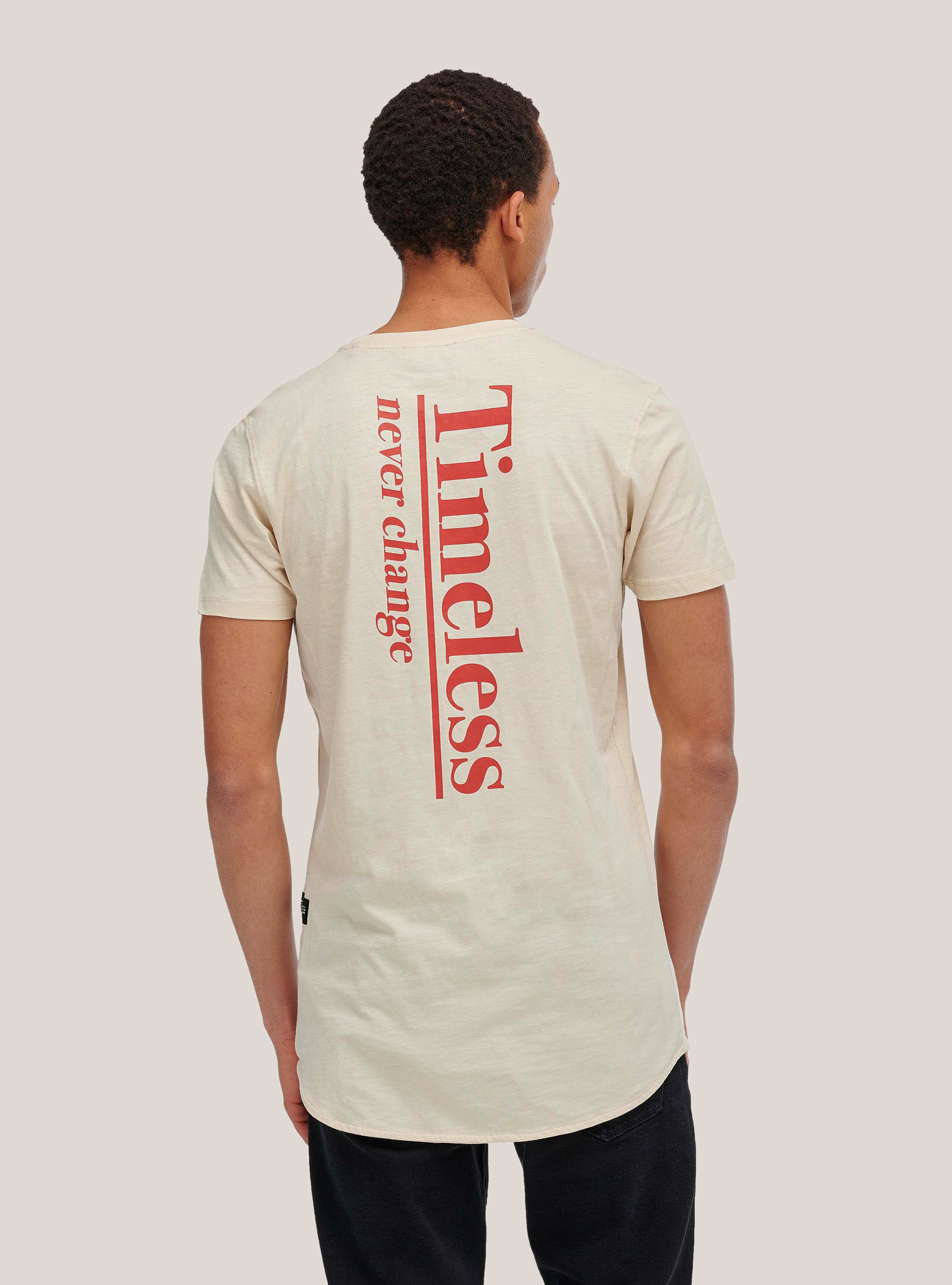 T-shirt essential vestibilité très large, C0050 IVORY MELANGE