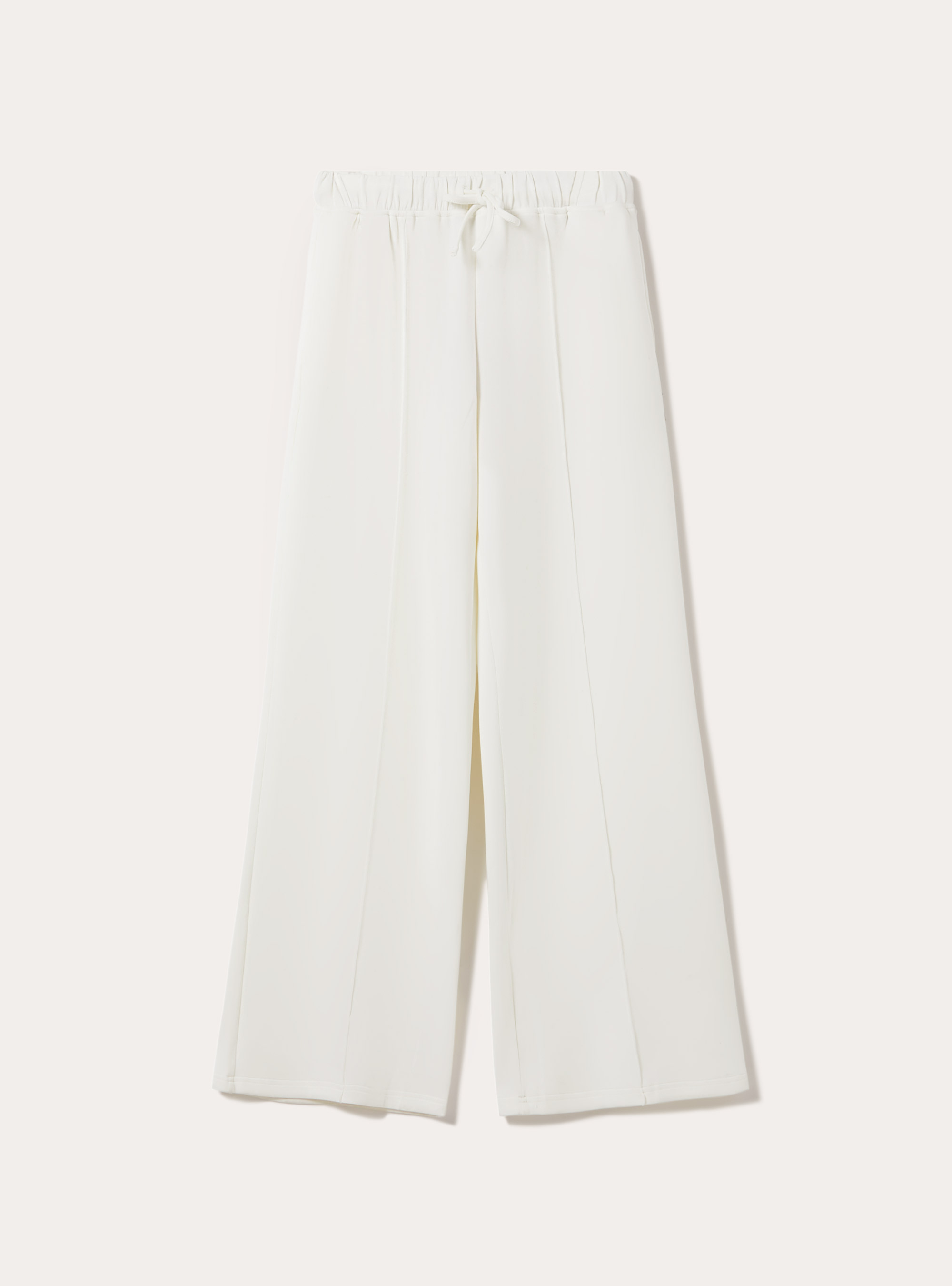 Wide leg soft touch jogger, WH2 WHITE