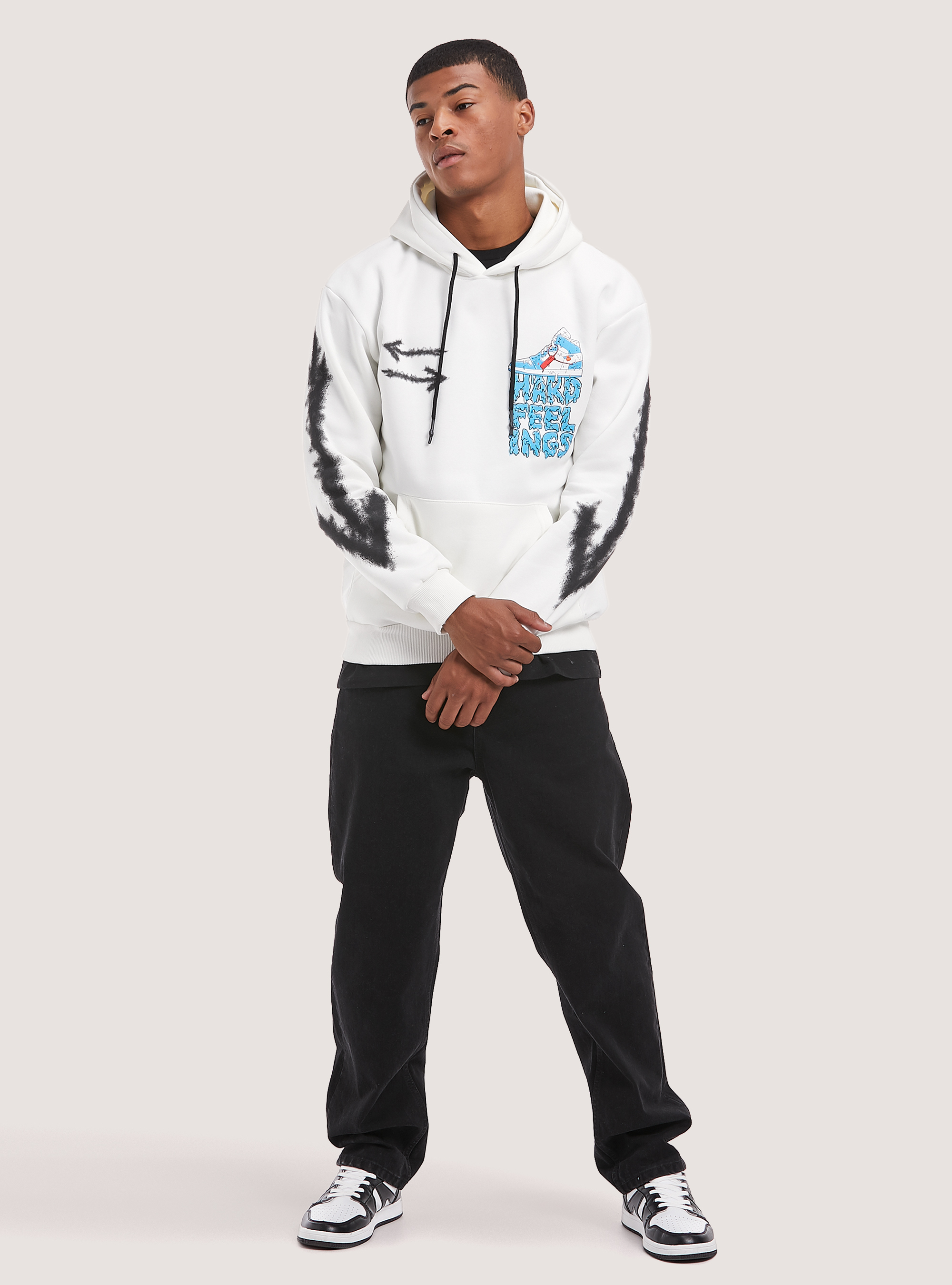 Sweatshirt with Smile Collection print, WH2 WHITE