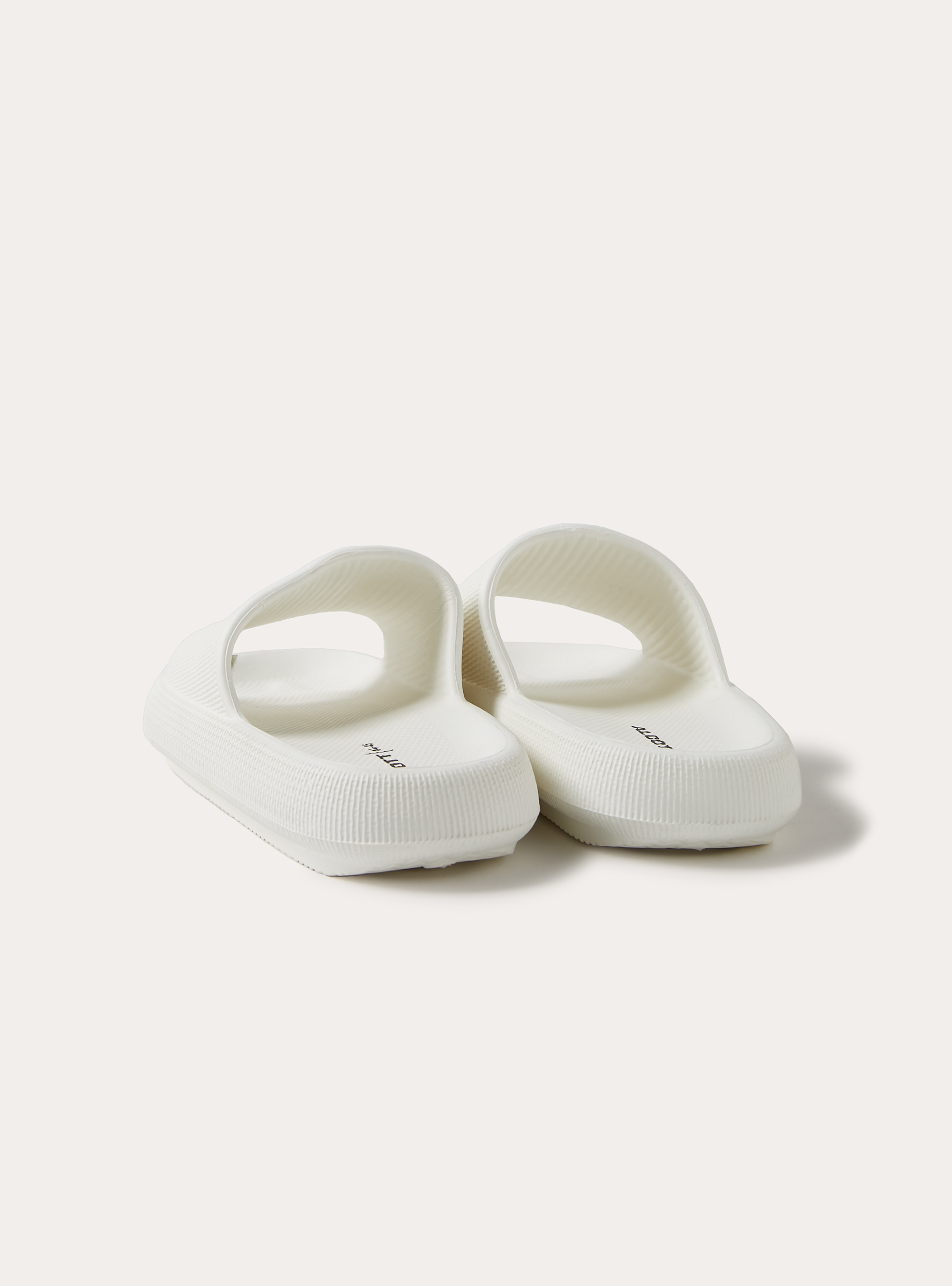Sandali in gomma, OFF WHITE