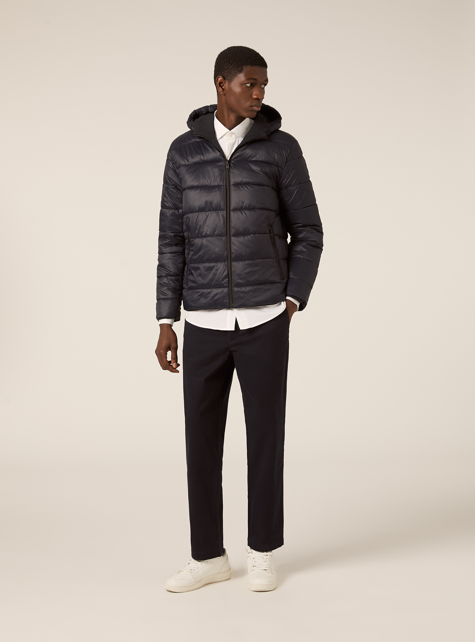 Giubbotto imbottitio reversibile, NA1 NAVY DARK