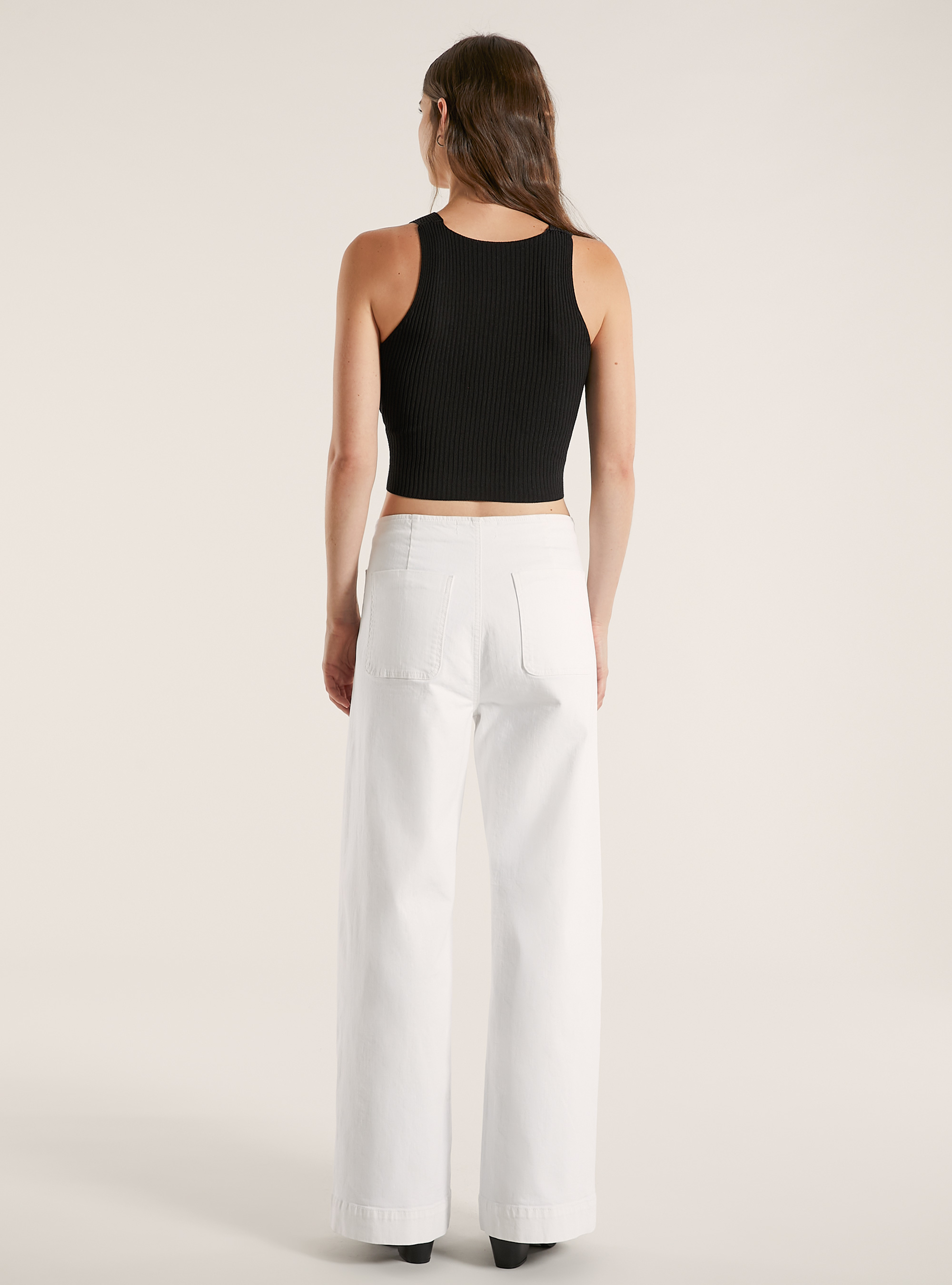 Pantaloni straight fit, WH1 OFF WHITE