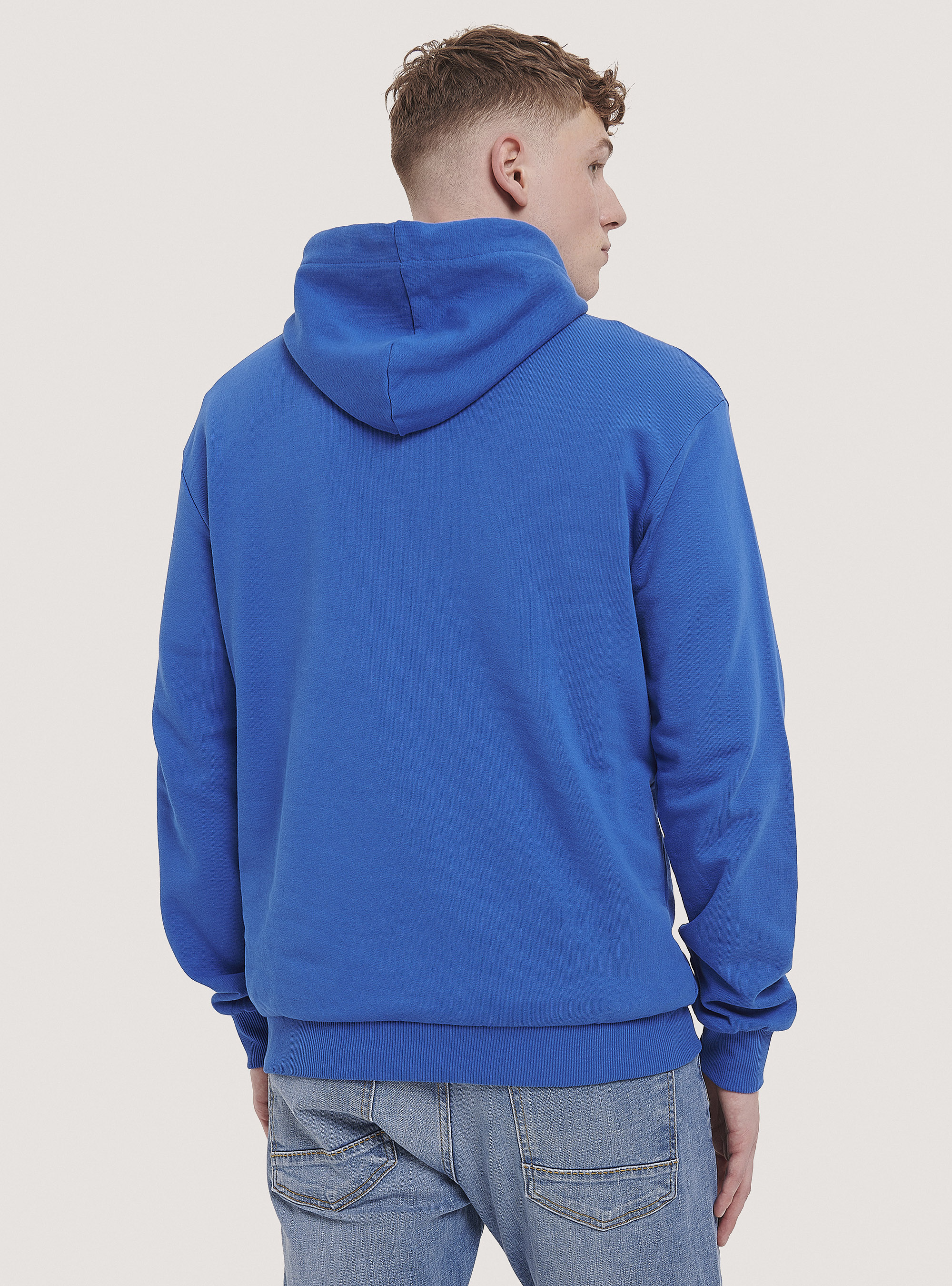 Sudadera b&aacute;sica de algod&oacute;n con capucha, RY3 LIGHT ROYALE