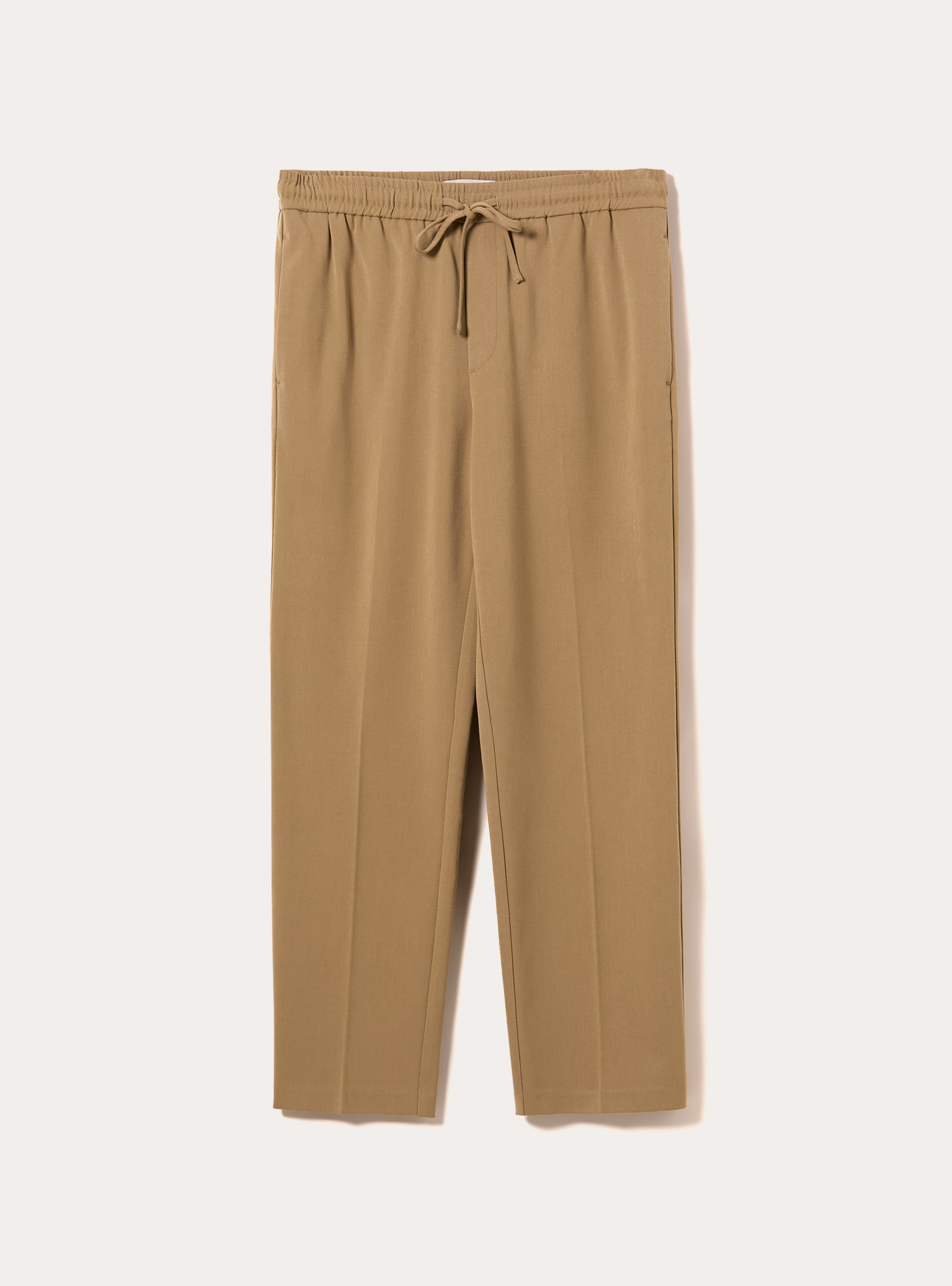 Pantalon jogger en twill, TB1 TOBACCO DARK