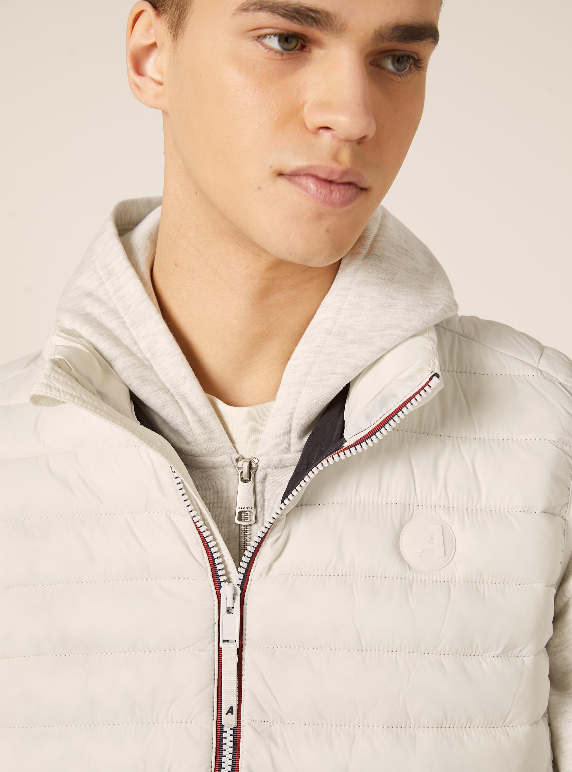 Smanicato basico con patch logato, WH2 WHITE