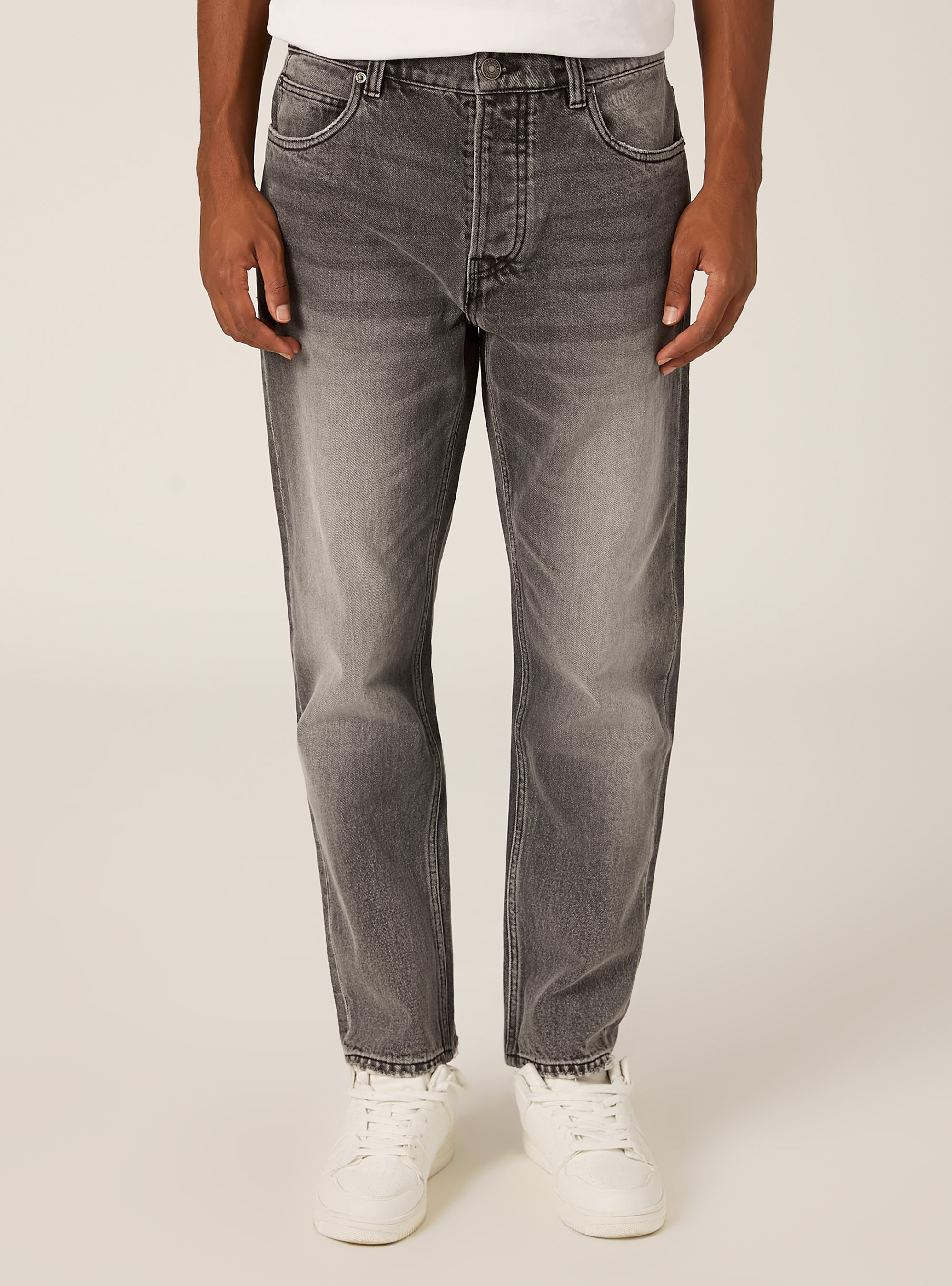 Jeans coupe droite, D00G GREY