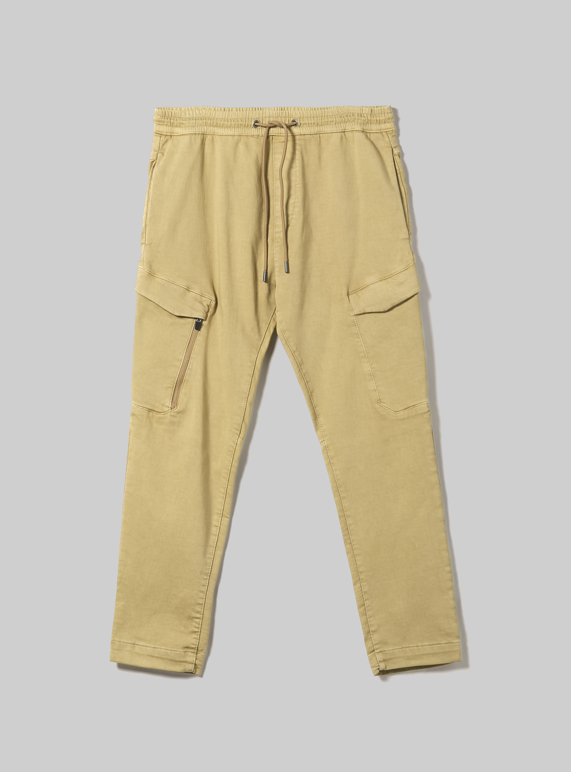 Jogger trousers with large pockets, TB3 TOBACCO LIGHT