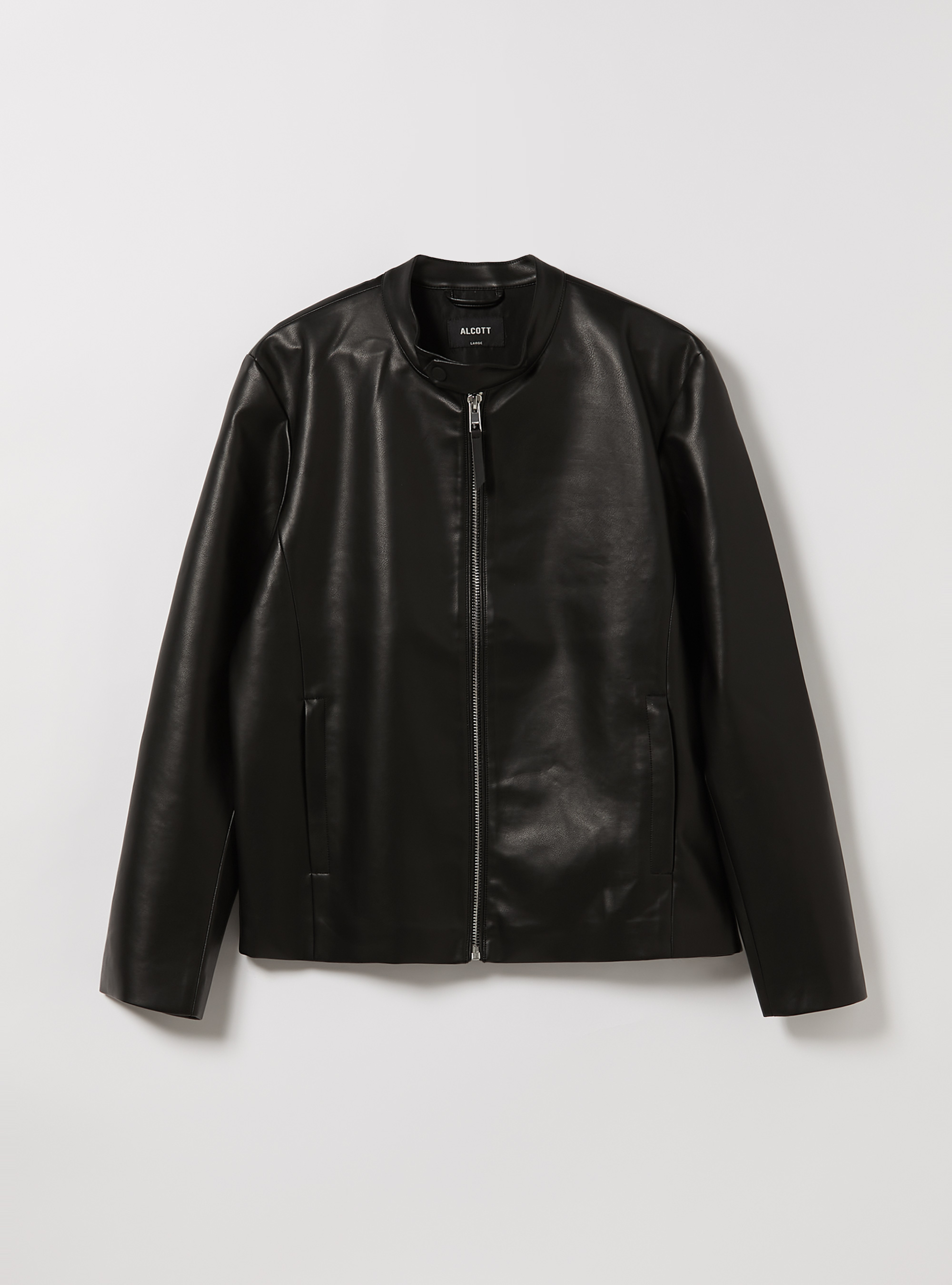 Leather-effect biker jacket | Alcott | Men's Jackets