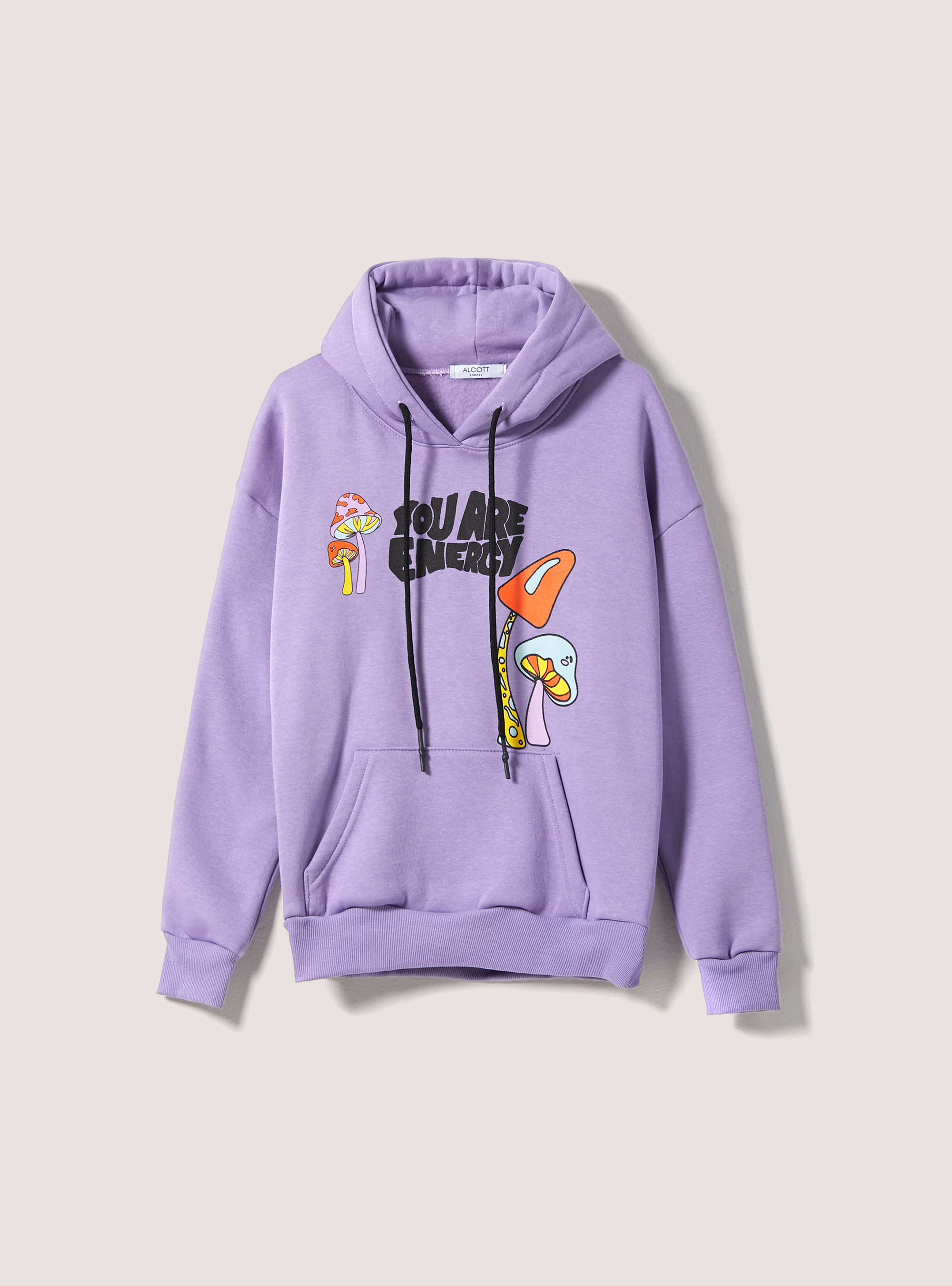 Sudadera con estampado Fancy Collection, LC2 LILLAC MEDIUM