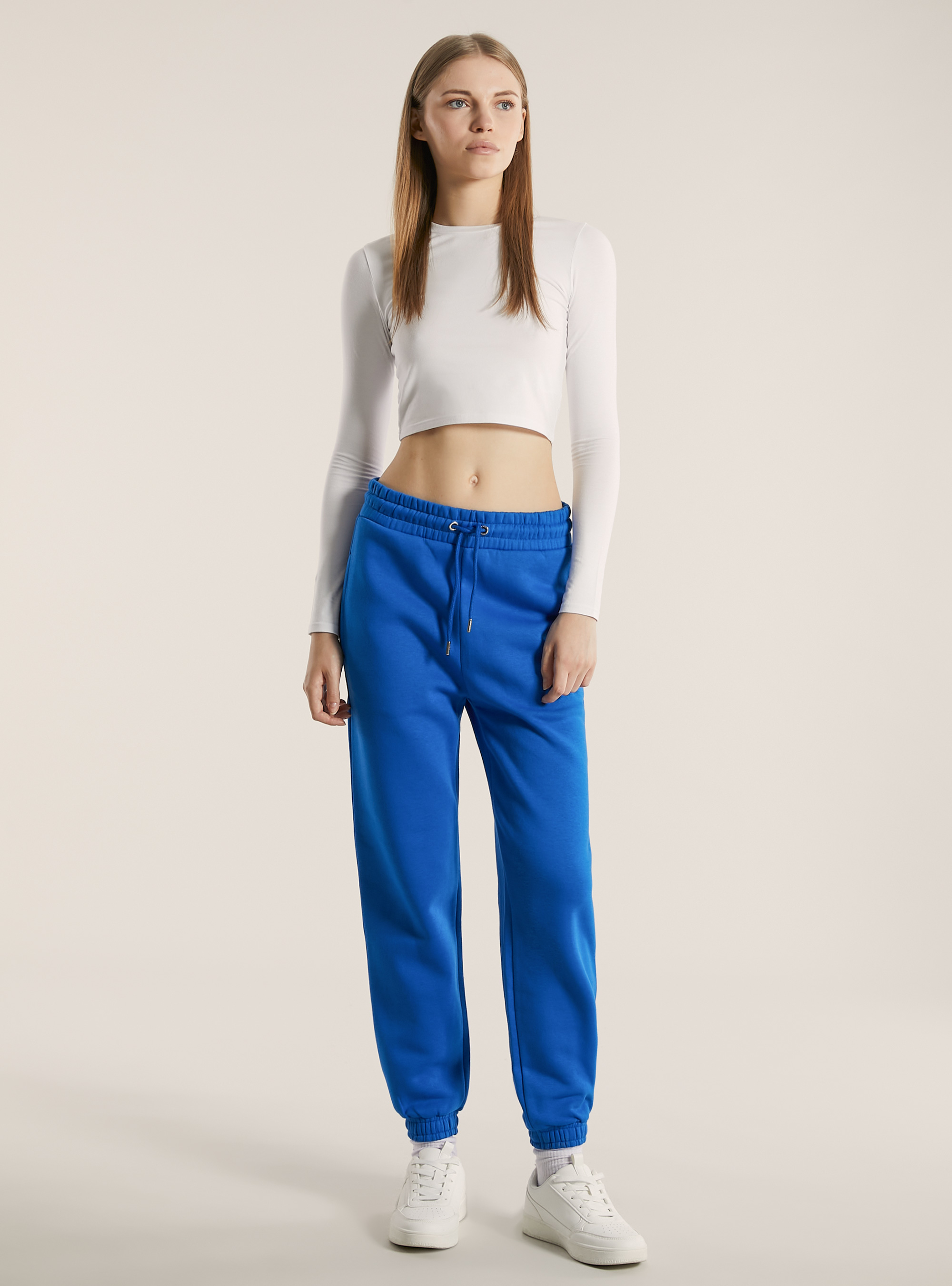 Plush jogger trousers, RY2 ROYALE MEDIUM