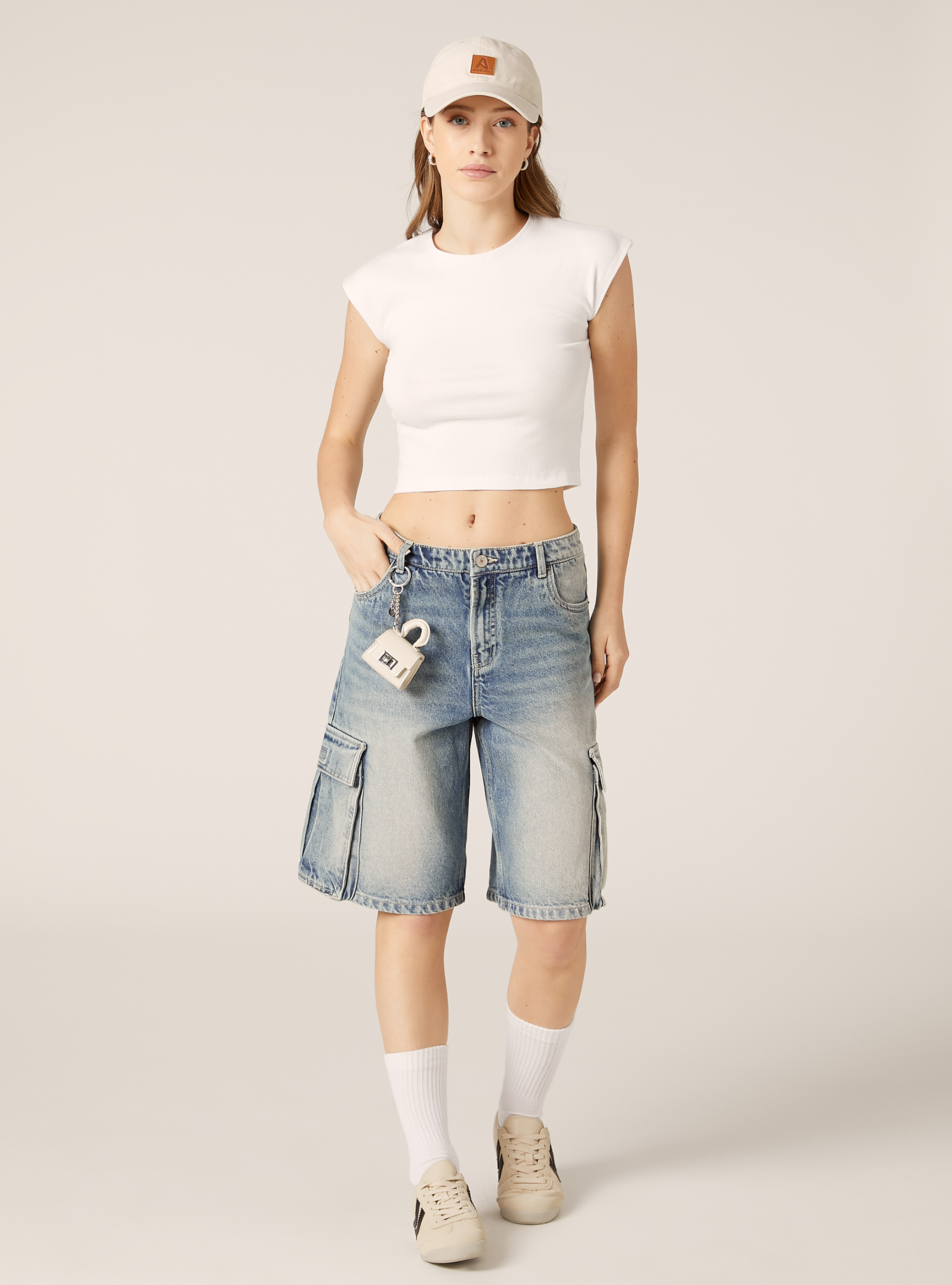 Chemise courte ajust&eacute;e, WH3 WHITE