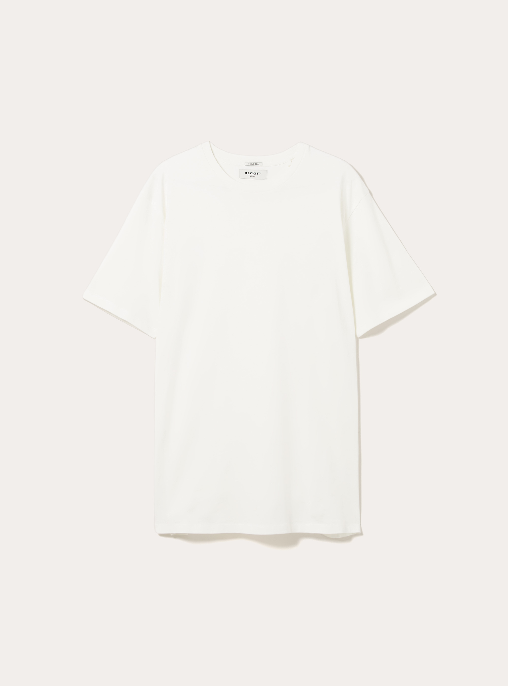 T-shirt basique en coton, WH2 WHITE