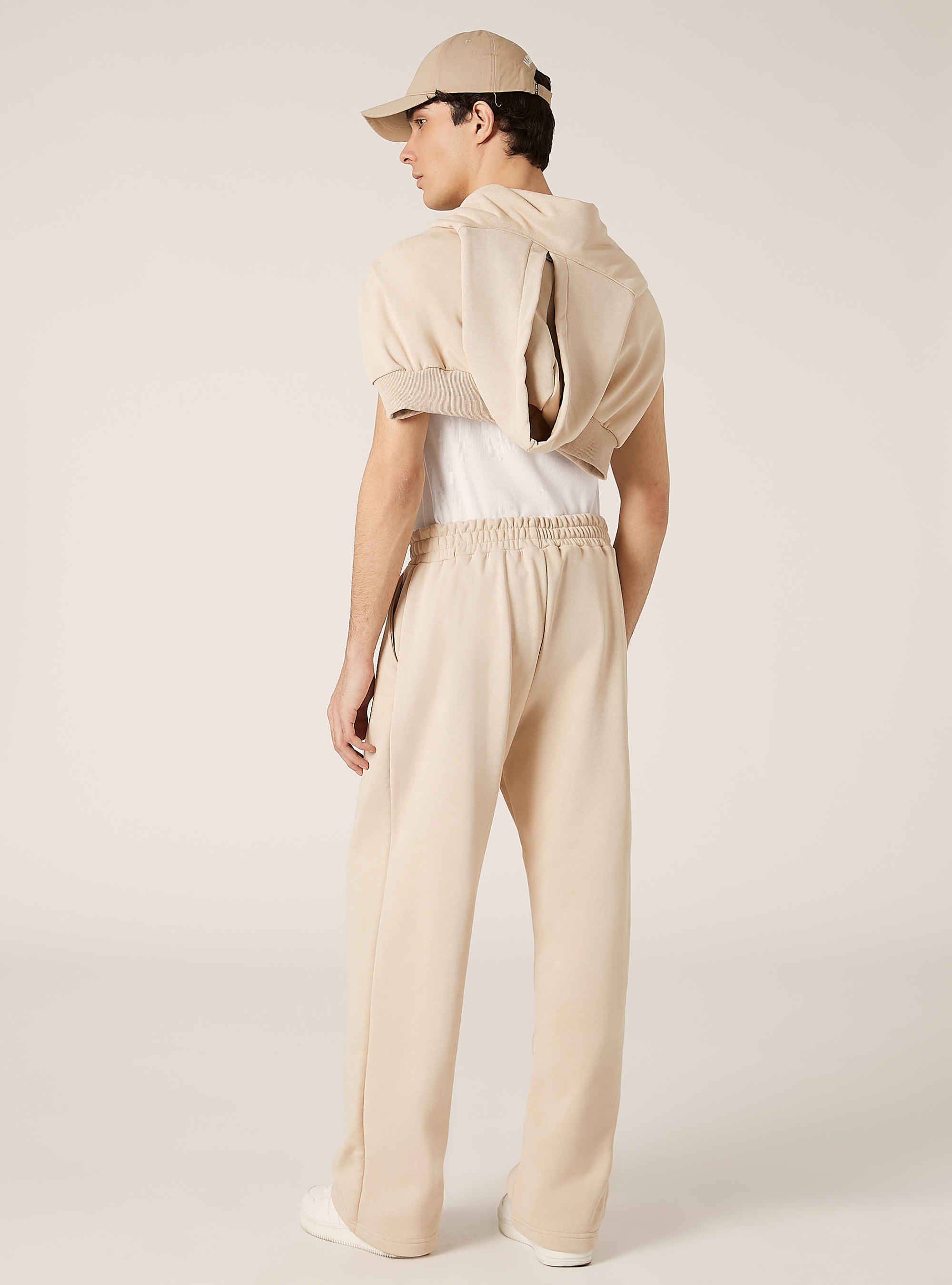 Jogger loose fit marmorizzati, BG3 BEIGE LIGHT