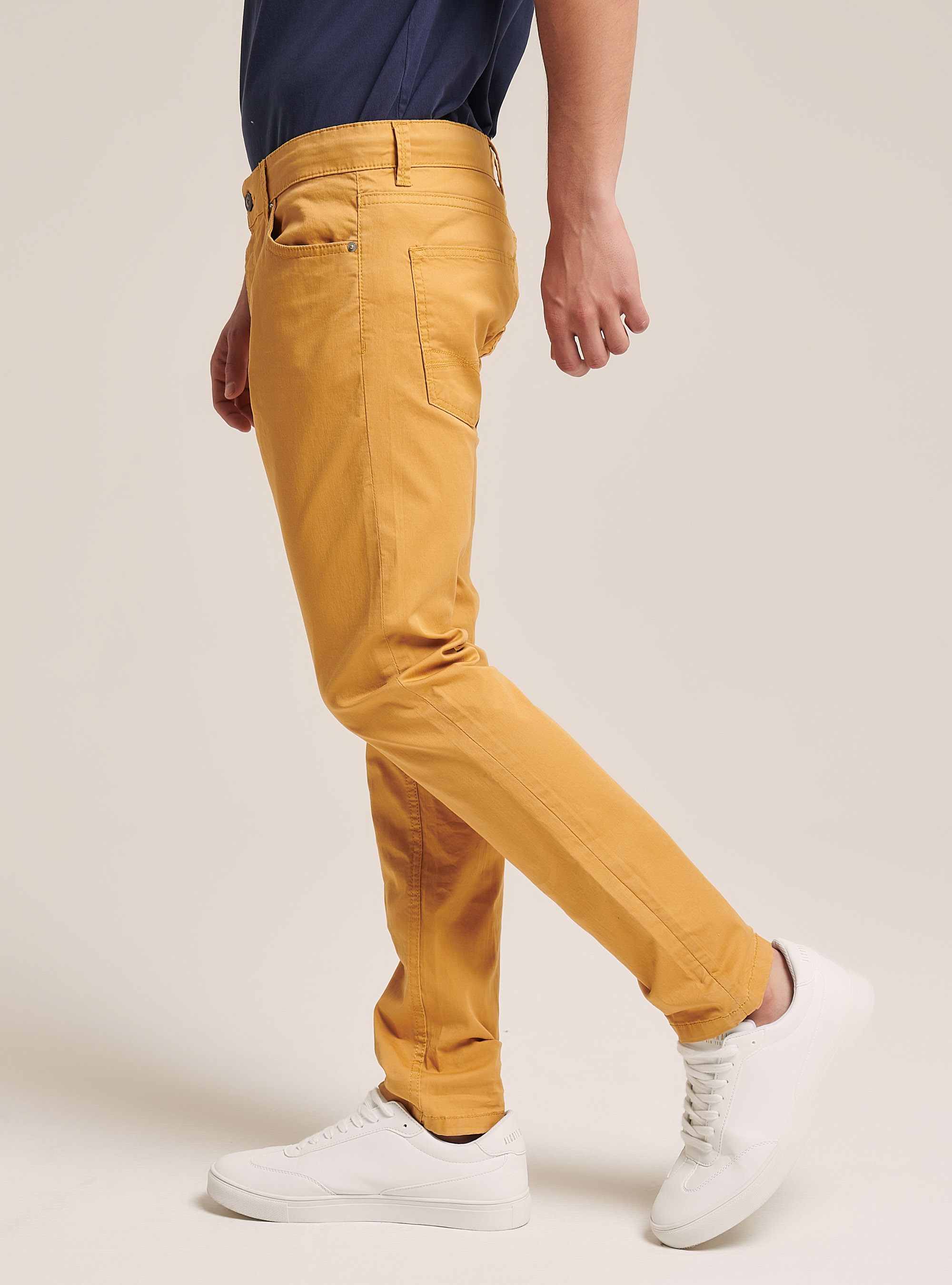 Super skinny trousers, C7719 SENAPE