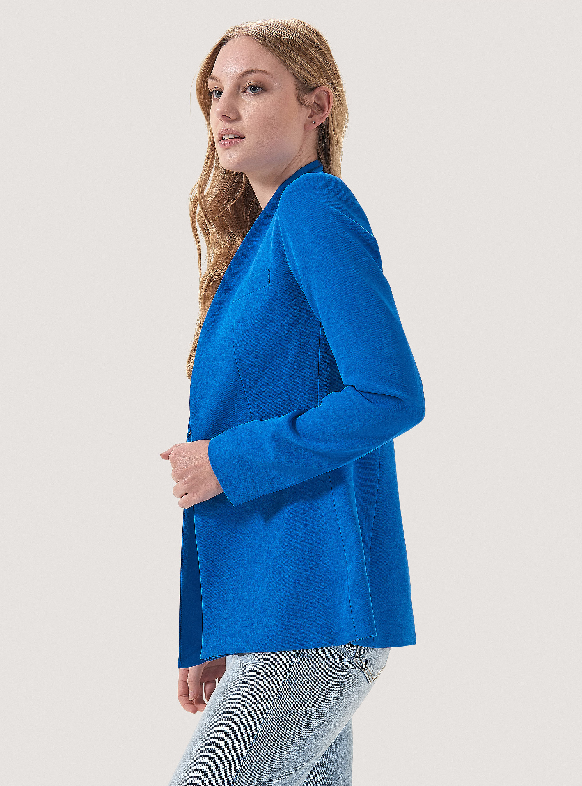 Plain-coloured blazer, RY2 ROYALE MEDIUM