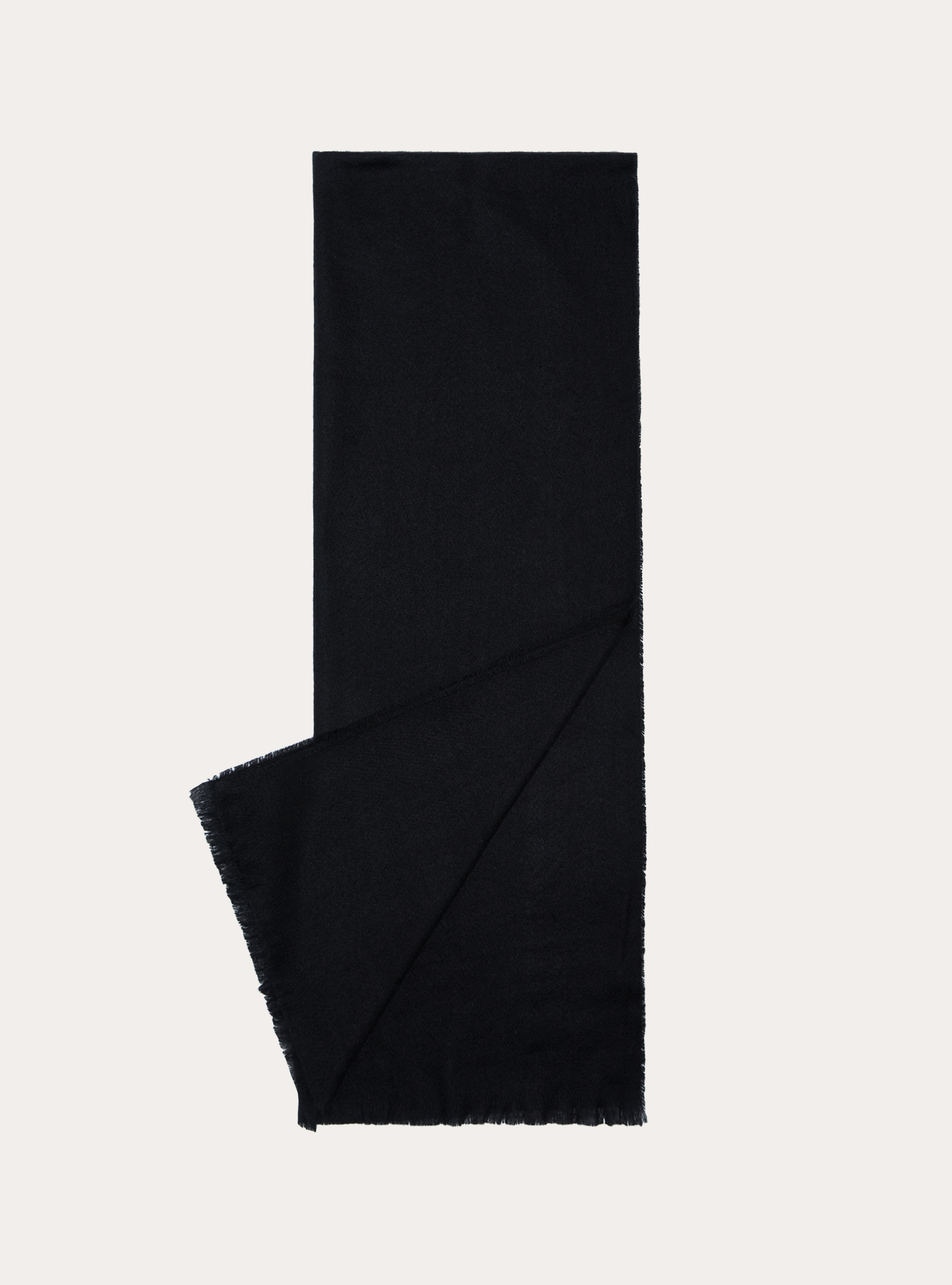 Sciarpa tinta unita, BK1 BLACK