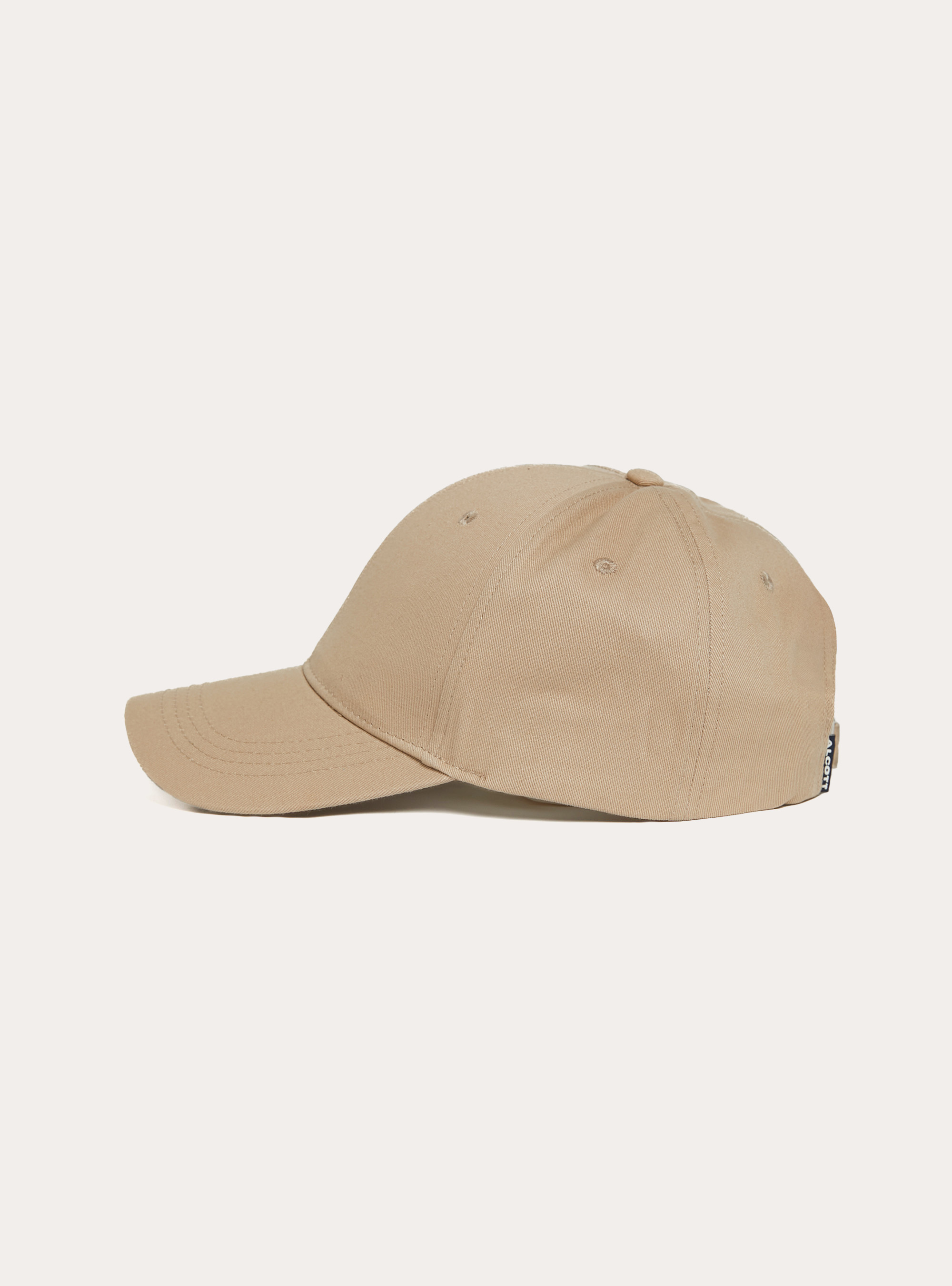 Cappello basico con ricamo, BG2 BEIGE MEDIUM