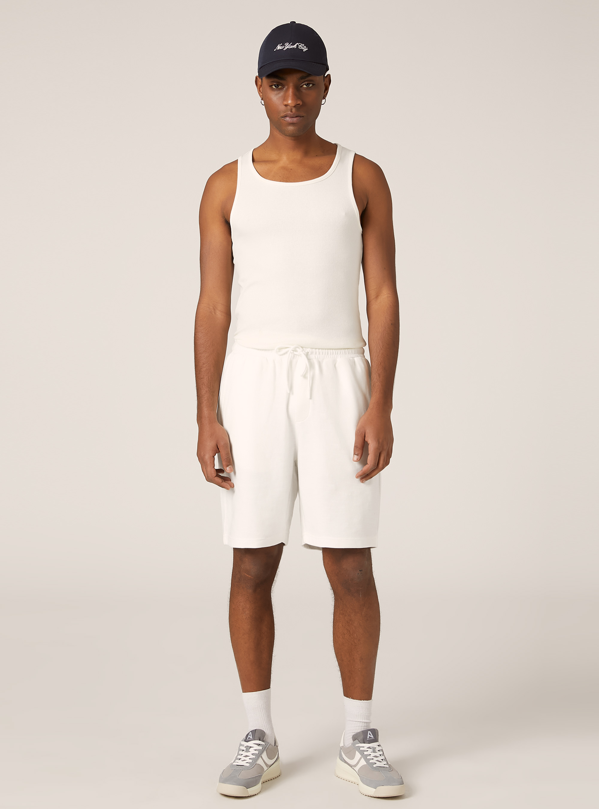 AIRes jersey bermuda shorts, WH2 WHITE