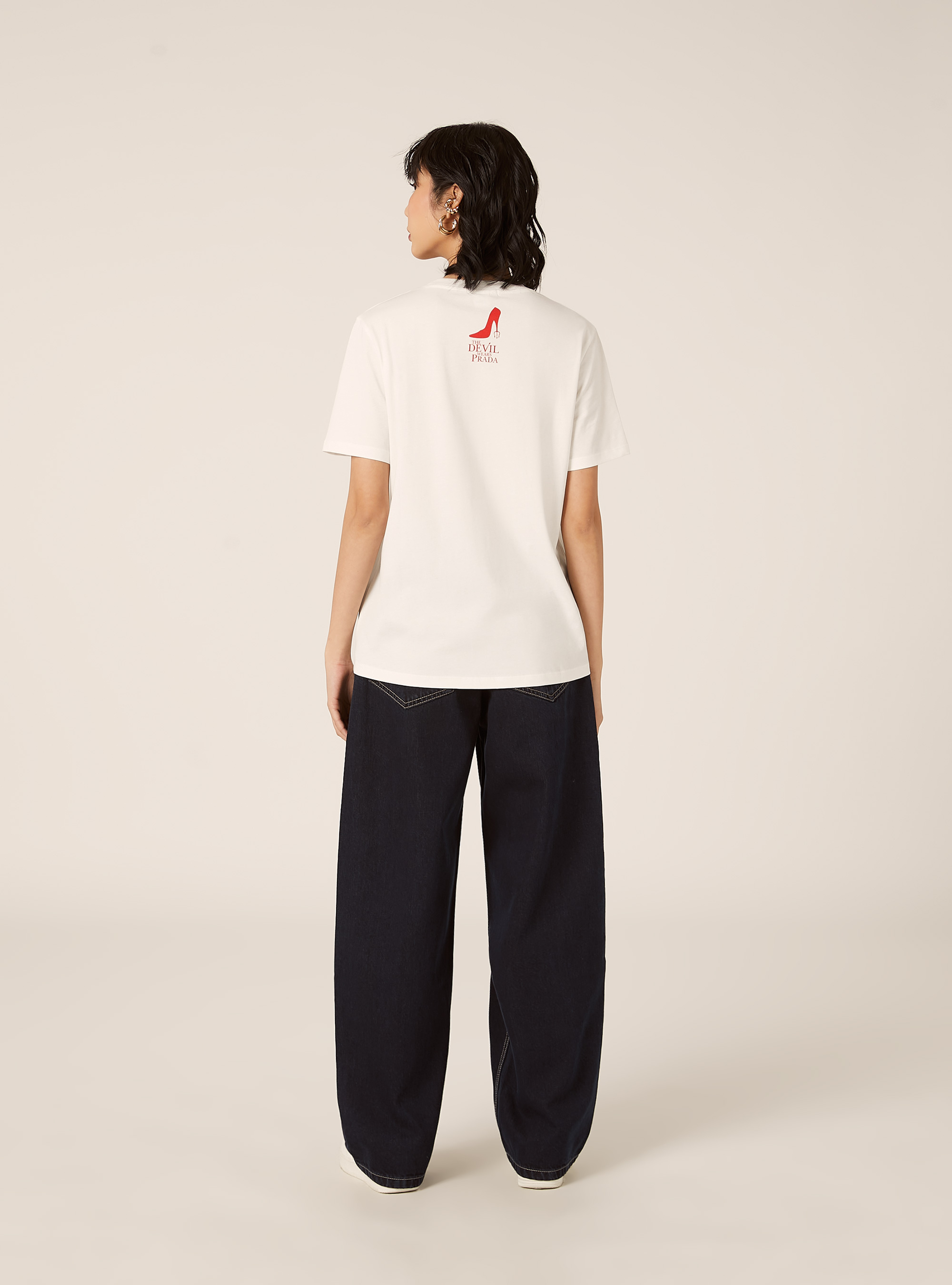 T-shirt regular il diavolo veste prada, WH2 WHITE