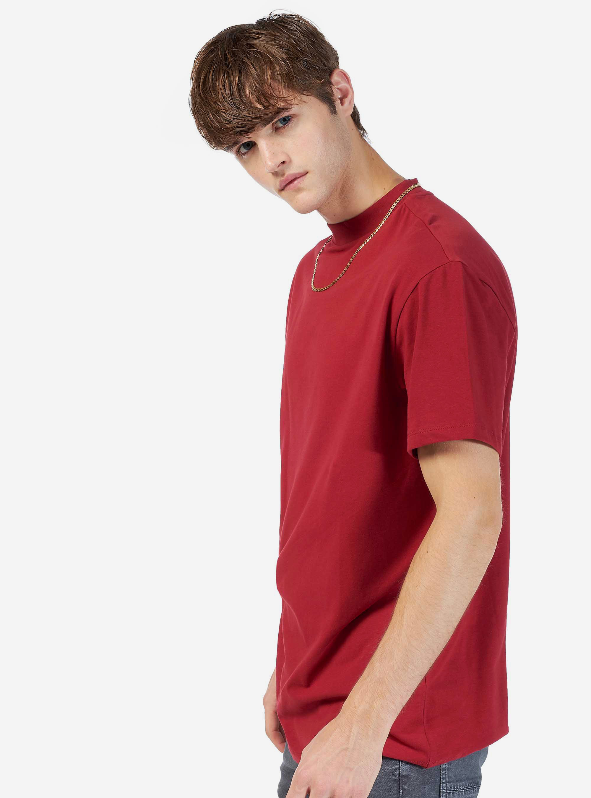 Maglietta tinta unita, BORDEAUX