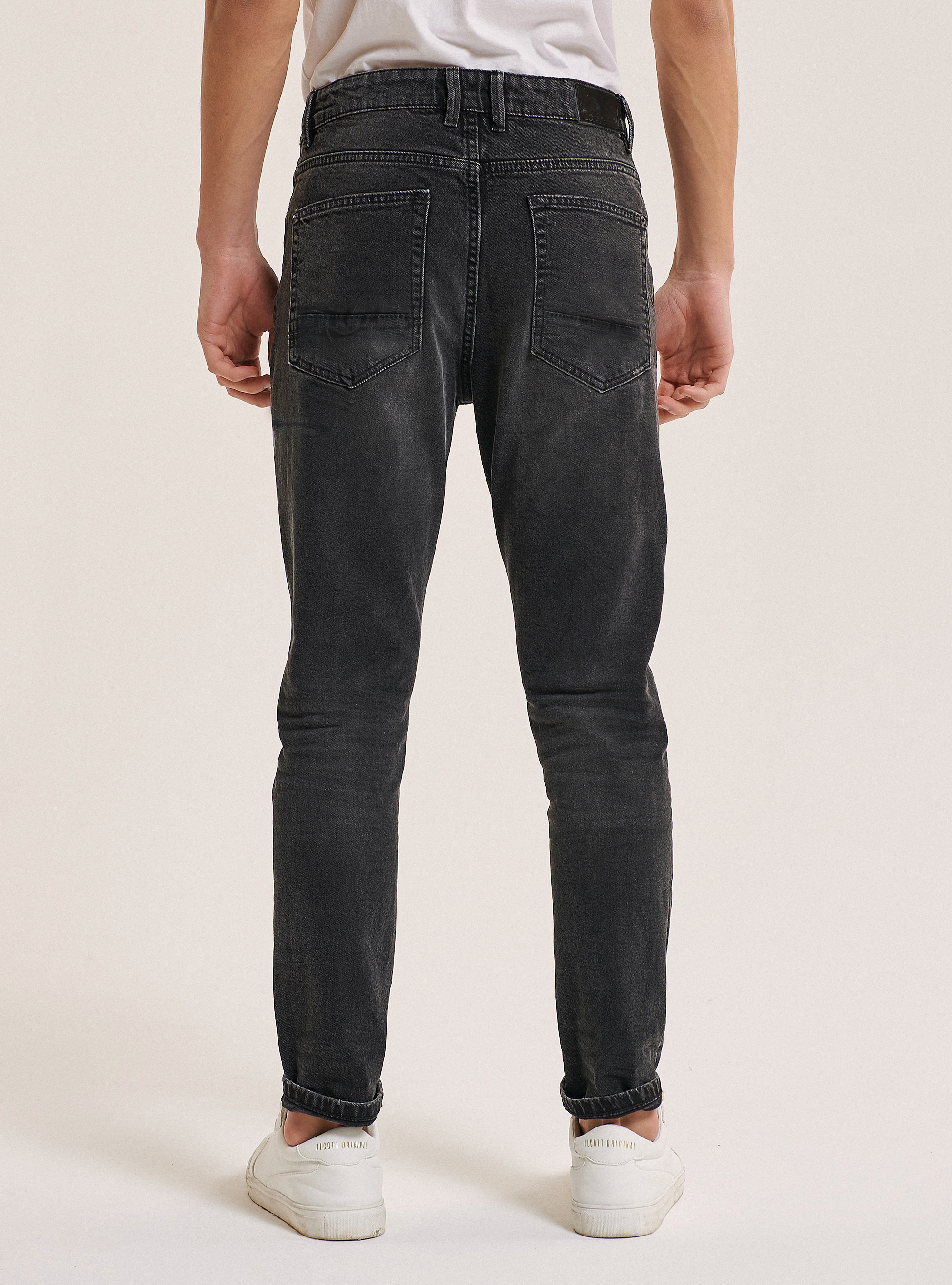 Superknappe Stretch-Denim-Jeans, C101 BLACK