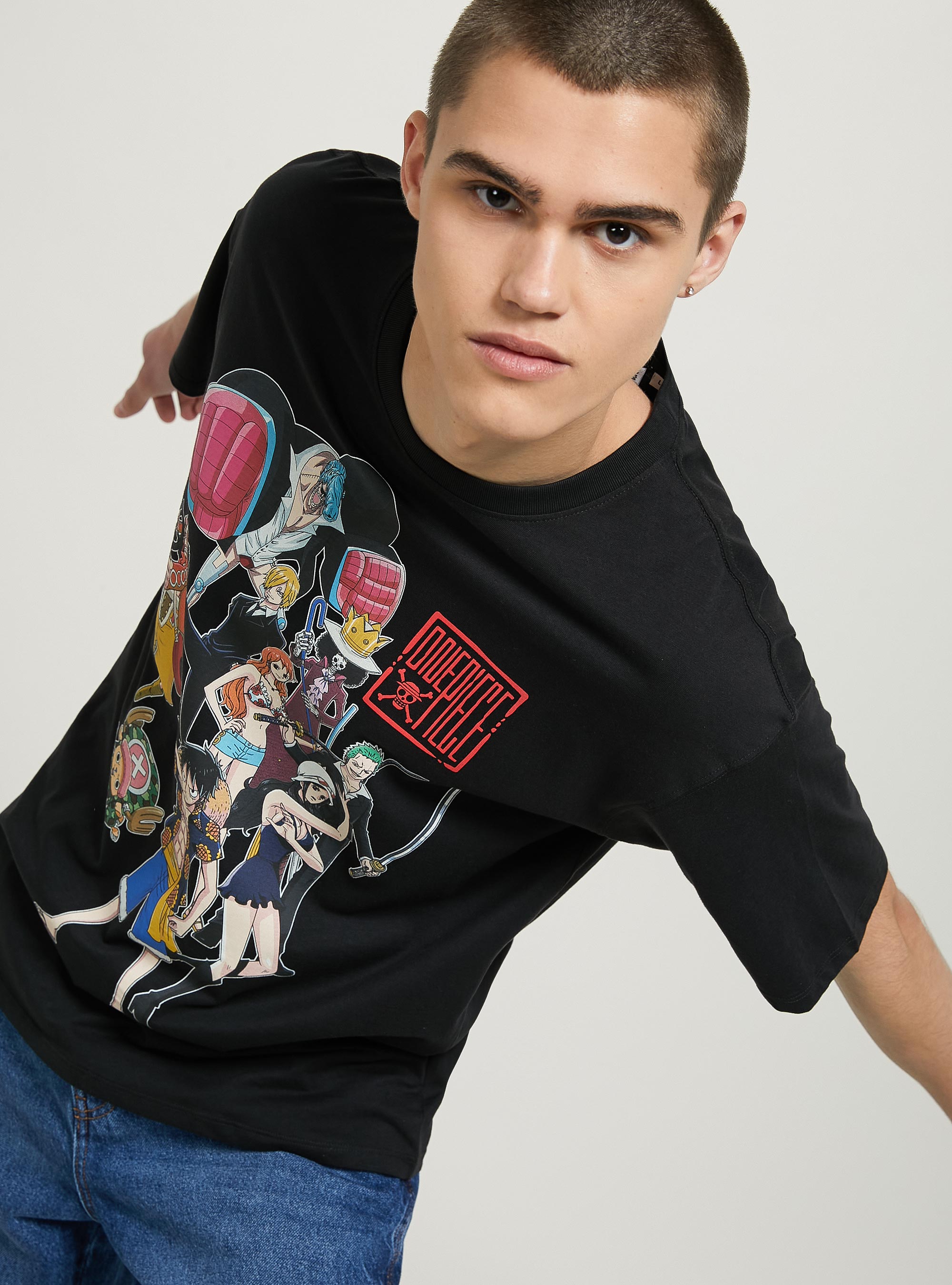 One Piece / Alcott T-shirt, BK1 BLACK