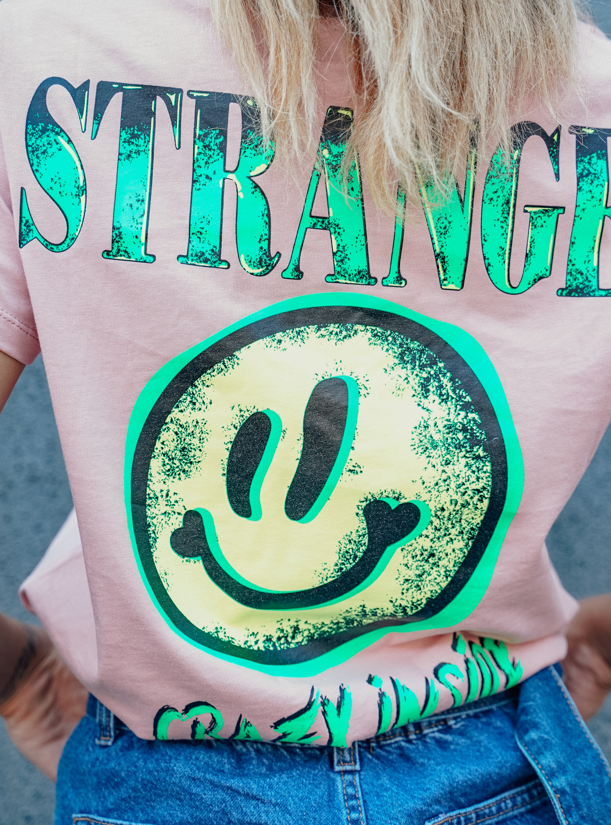 T-shirt with Fancy Collection print, PK2 MEDIUM PINK